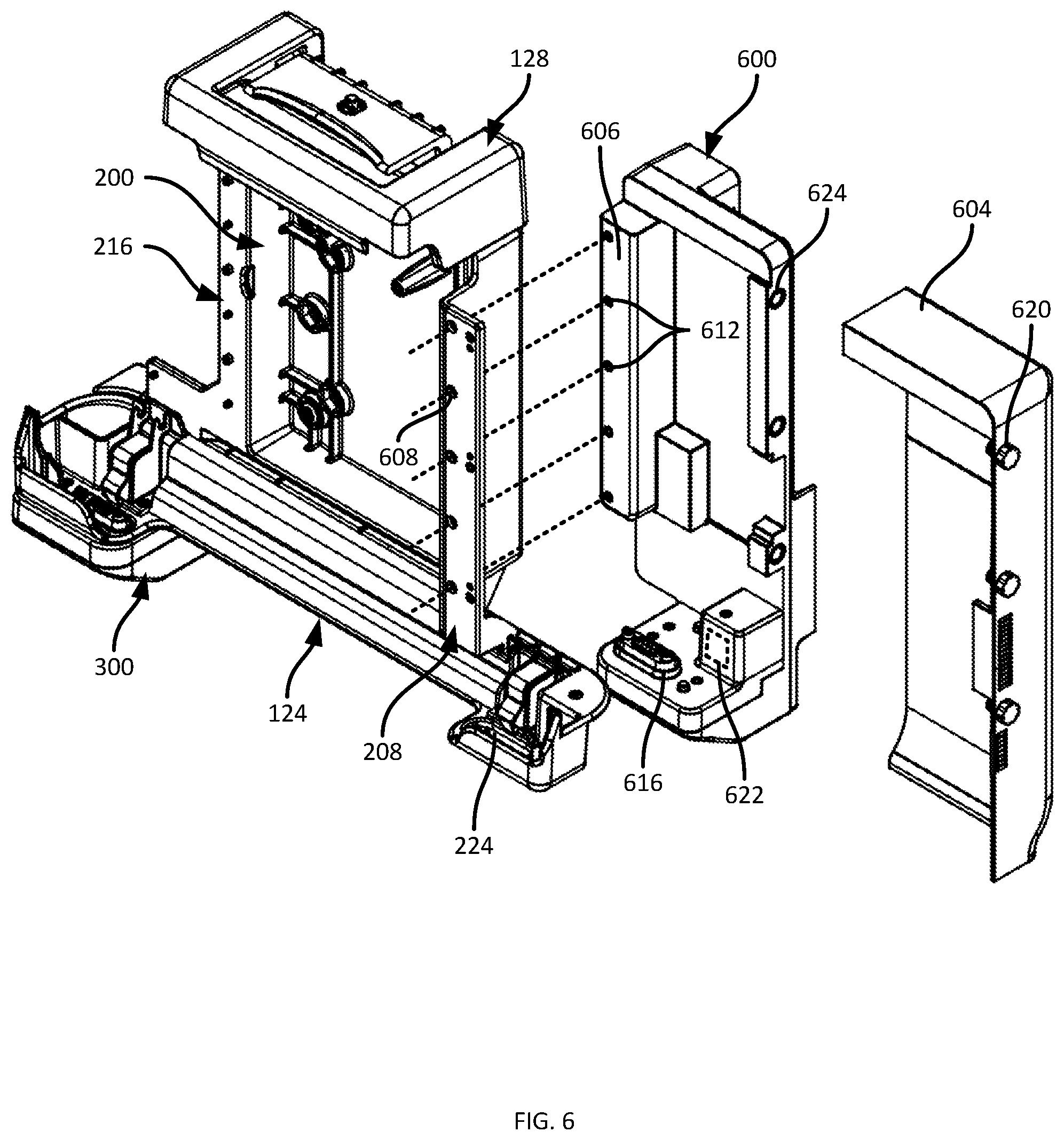 Patent US11815952 Figure 6 – Modular dock for mobile computing devices