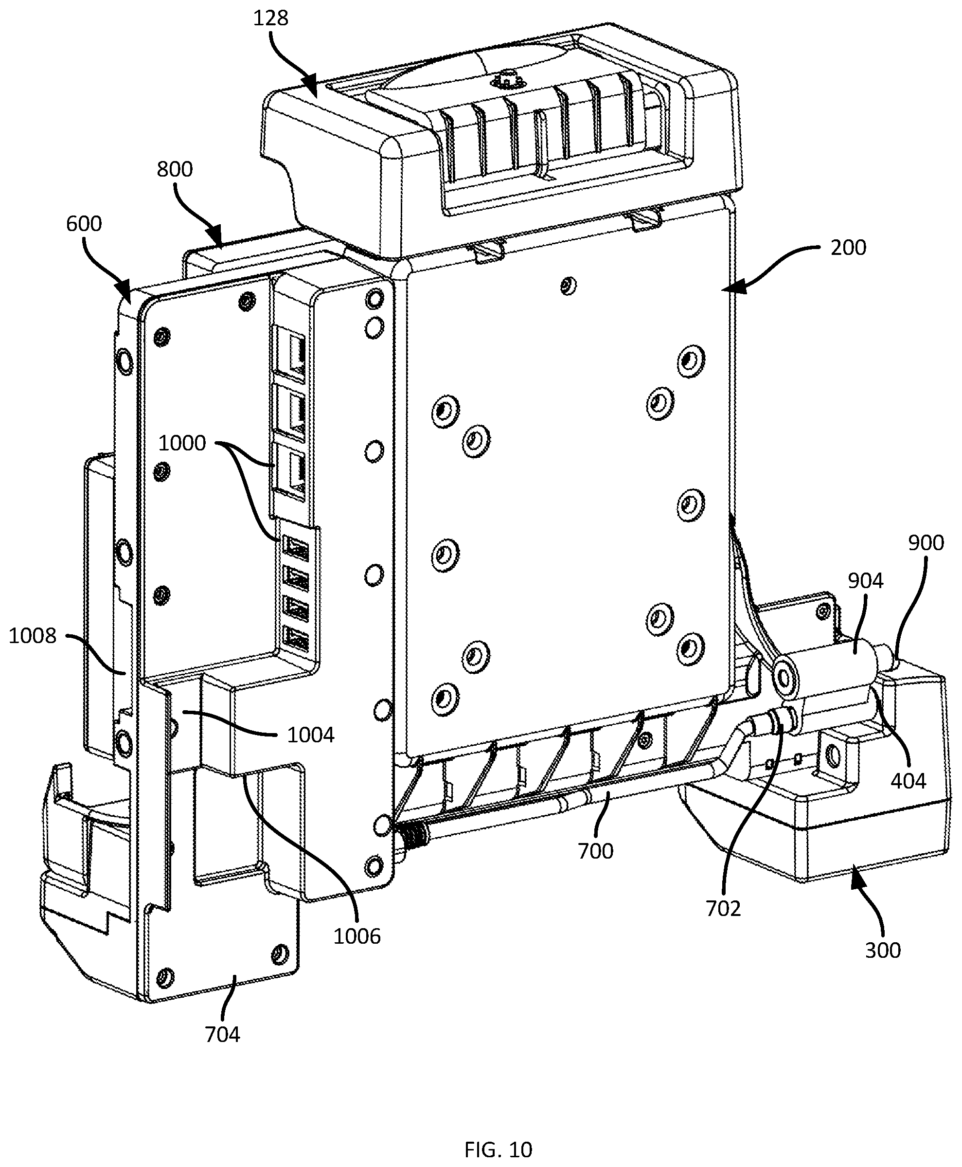 Patent US11815952 Figure 10 – Modular dock for mobile computing devices