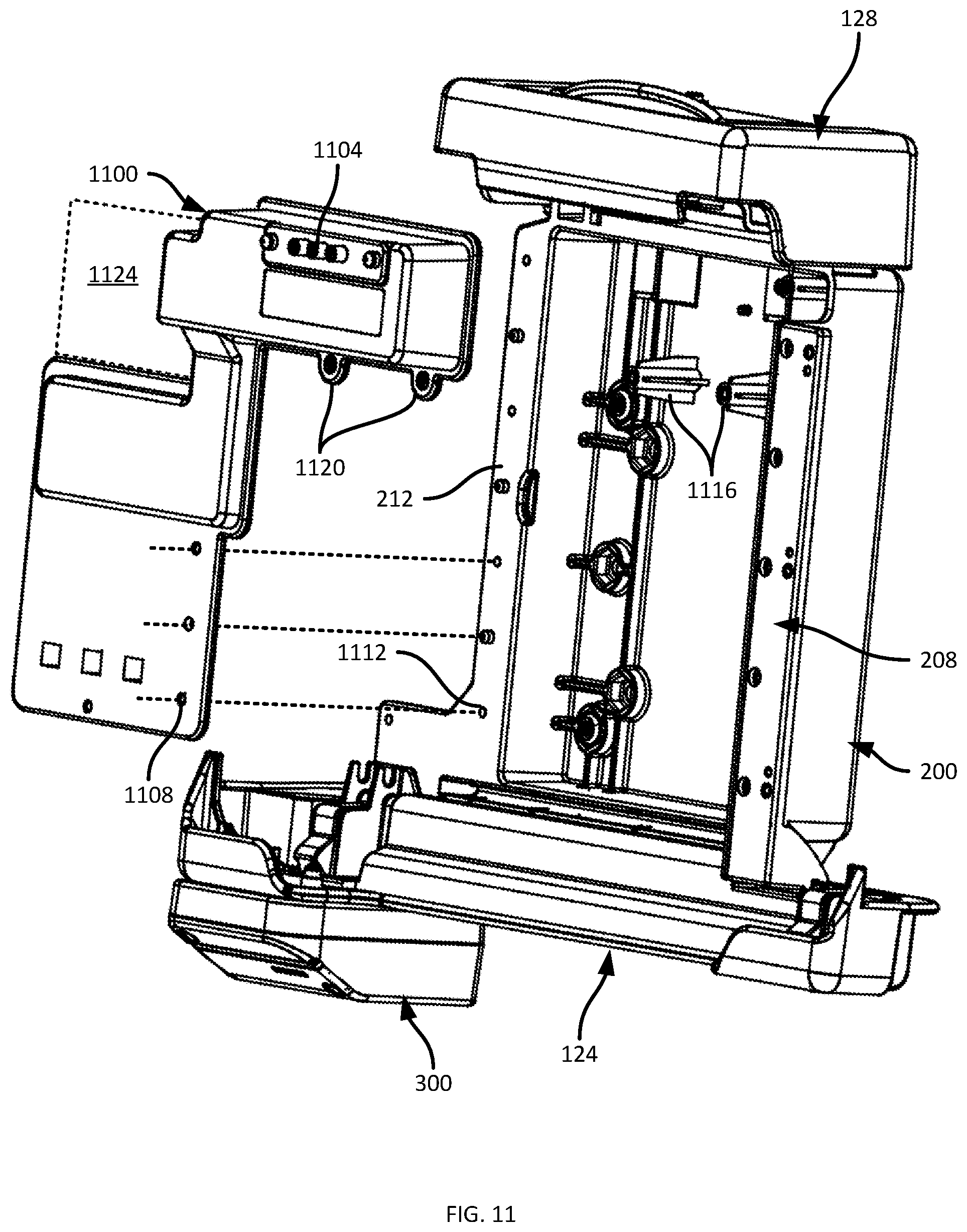 Patent US11815952 Figure 11 – Modular dock for mobile computing devices