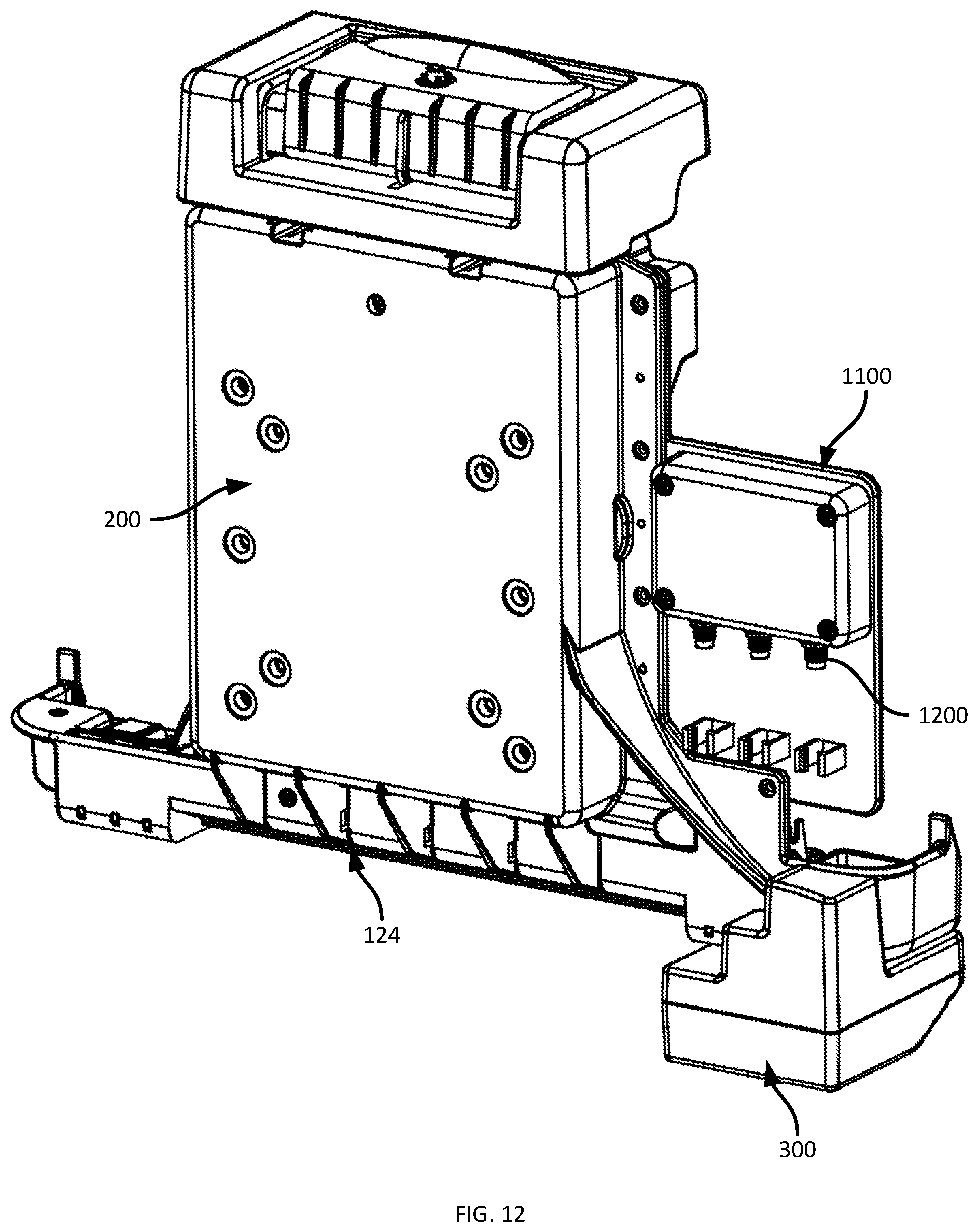 Patent US11815952 Figure 12 – Modular dock for mobile computing devices