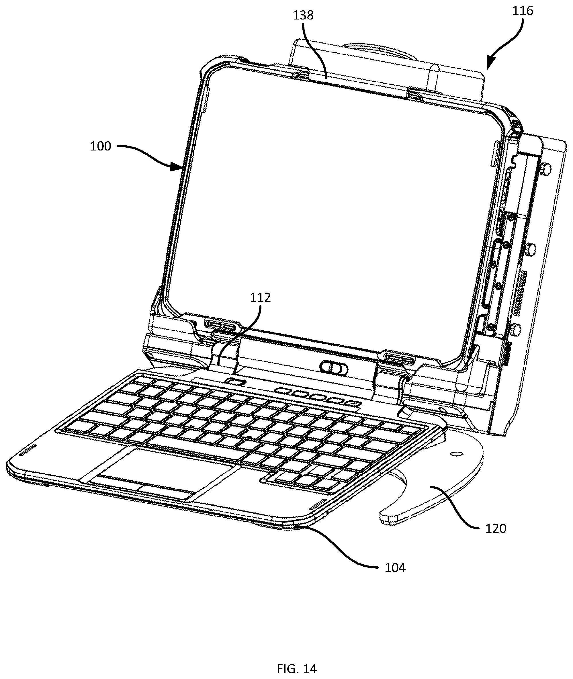 Patent US11815952 Figure 14 – Modular dock for mobile computing devices