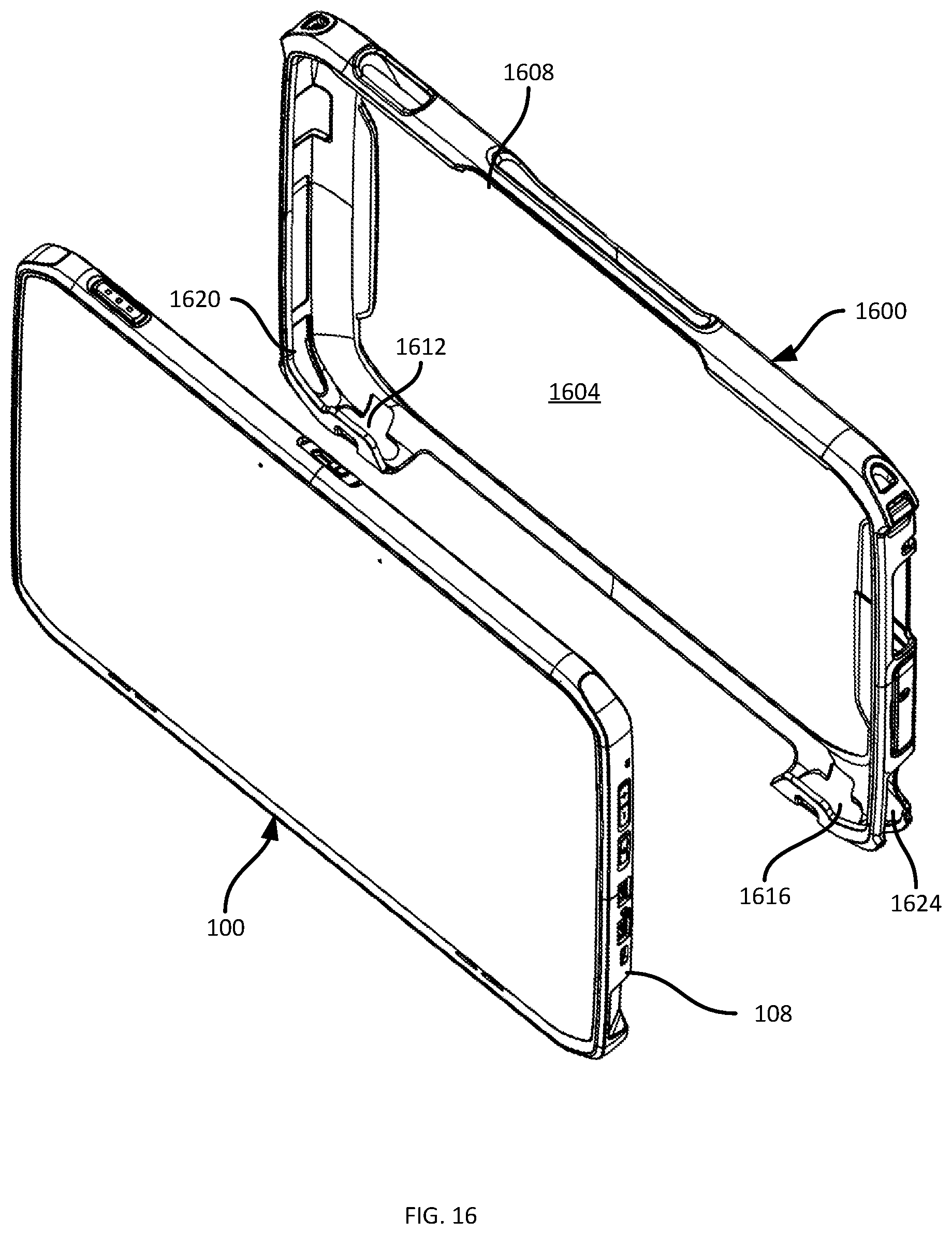 Patent US11815952 Figure 16 – Modular dock for mobile computing devices