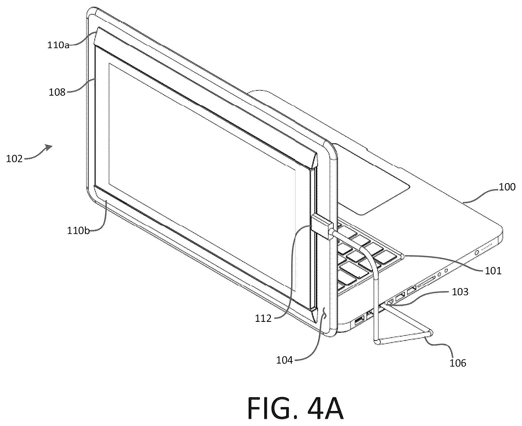 Patent US11815953 Figure 8 – Auxiliary monitor system