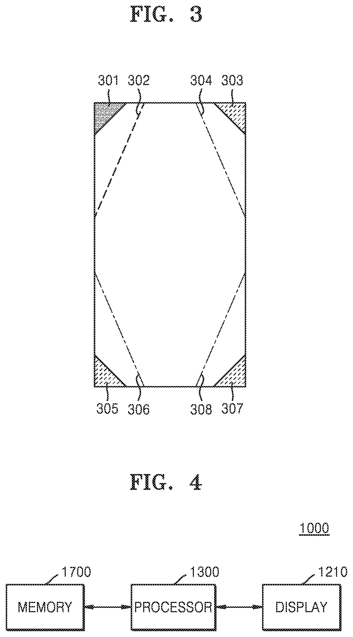 Patent US11815954 Figure 3 – Method and electronic device for performing operation on basis of bending