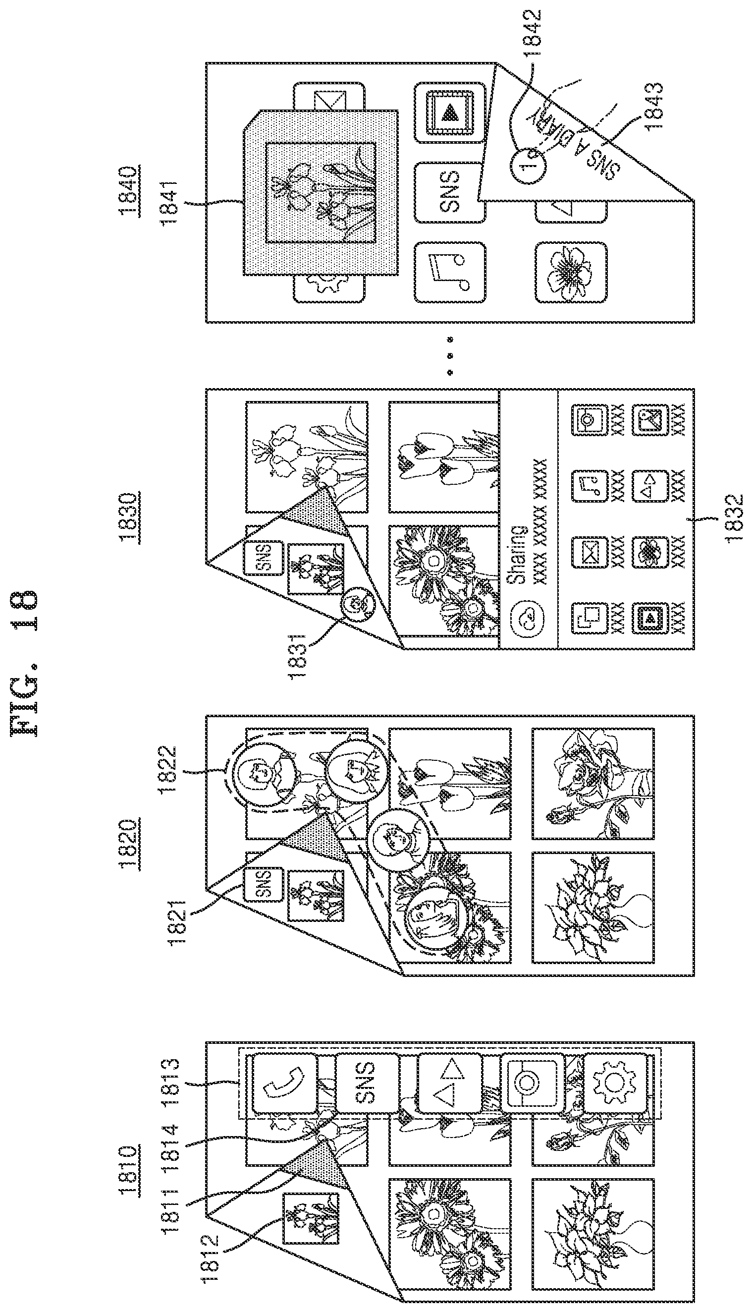 Patent US11815954 Figure 16 – Method and electronic device for performing operation on basis of bending