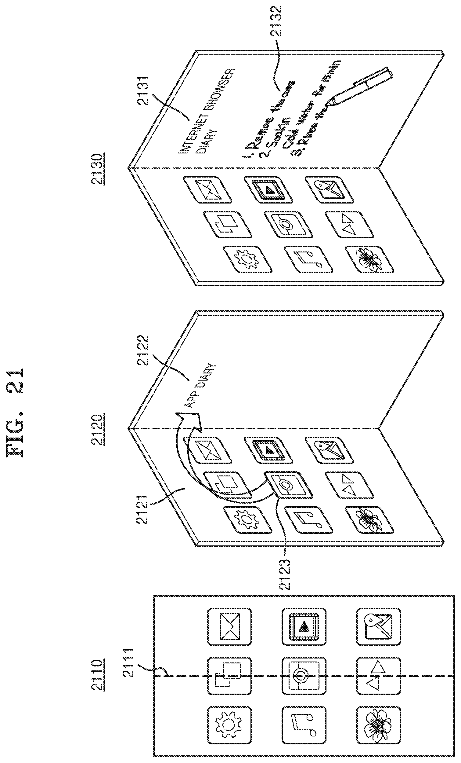 Patent US11815954 Figure 19 – Method and electronic device for performing operation on basis of bending