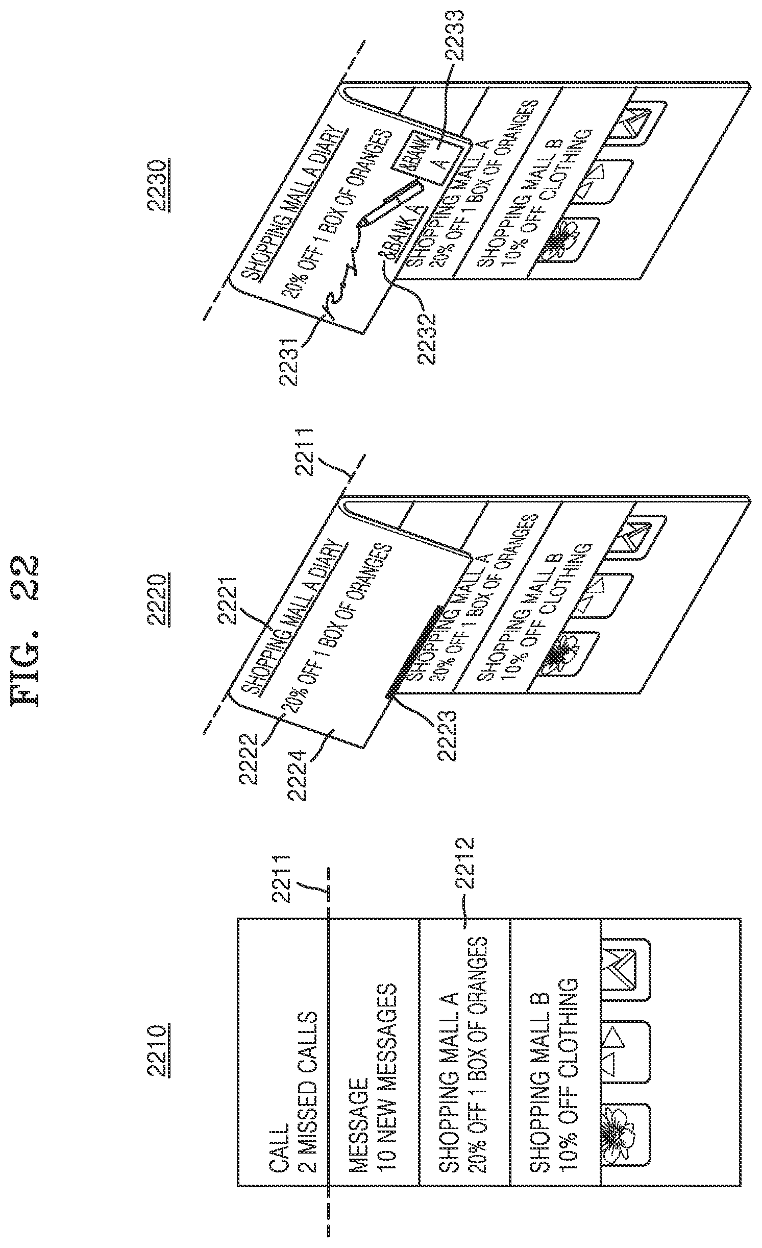 Patent US11815954 Figure 20 – Method and electronic device for performing operation on basis of bending