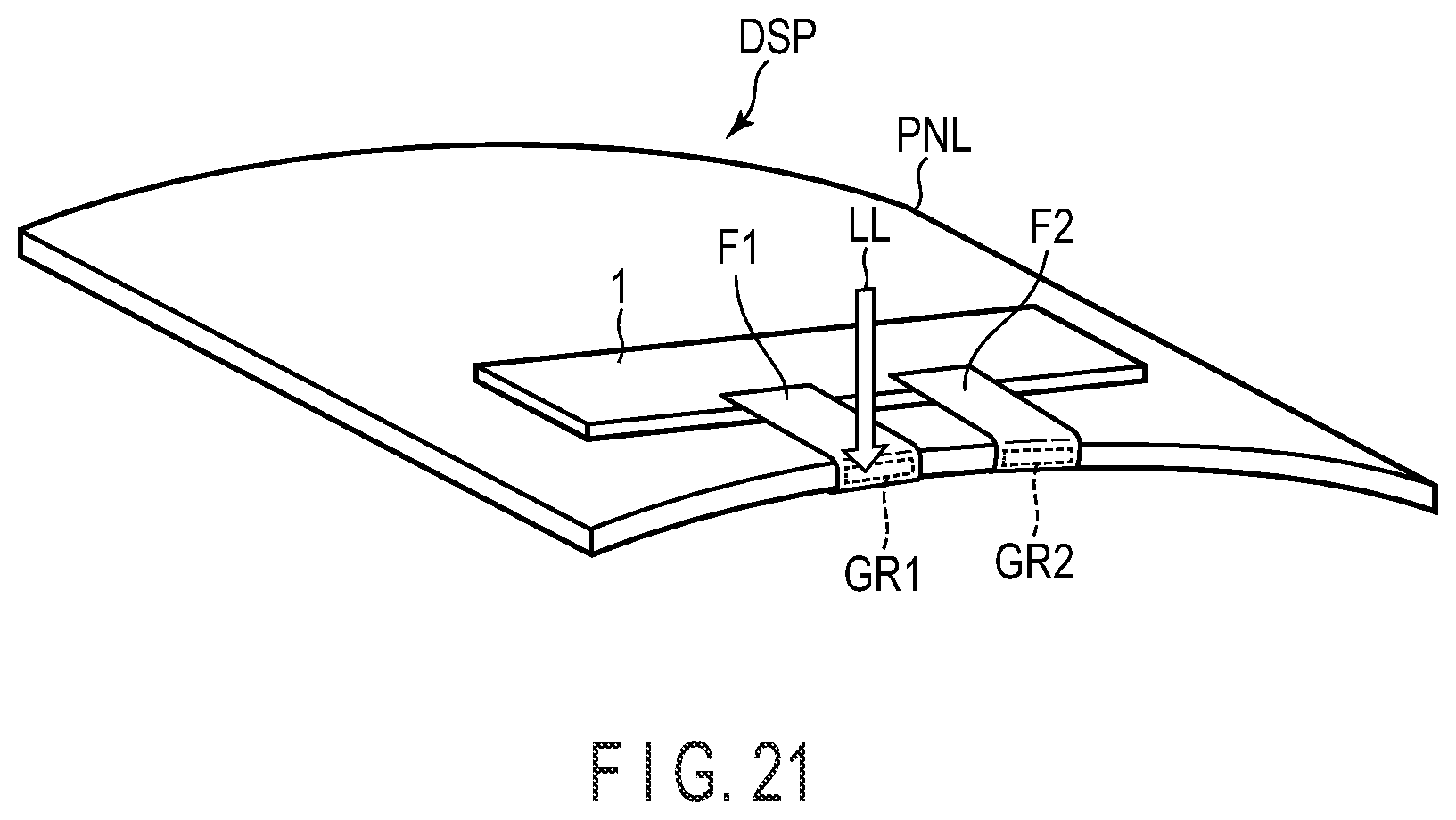 Patent US11815955 Figure 19 – Display device, flexible wiring board, and manufacturing method of display device