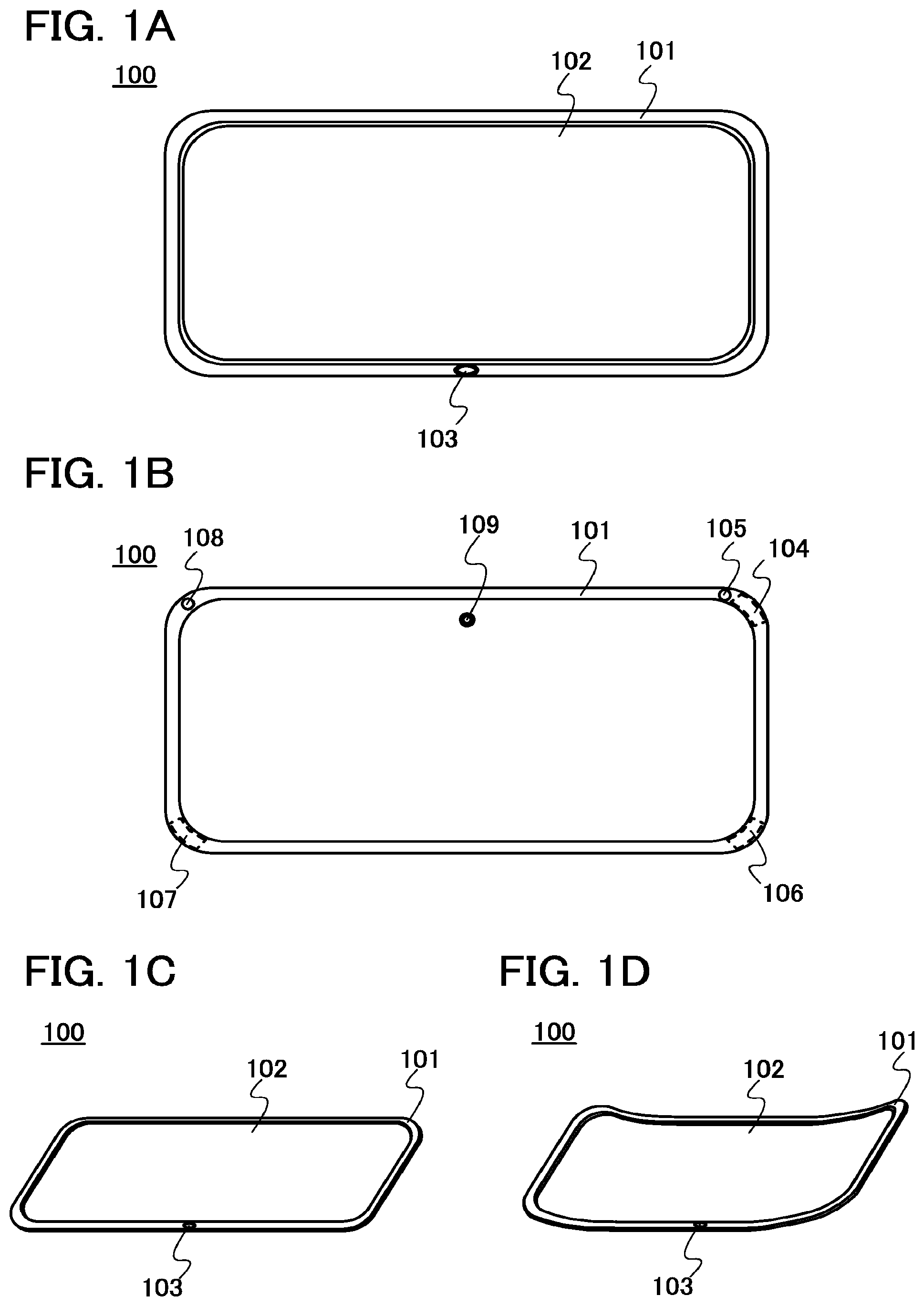 Patent US11815956 — Electronic device, storage medium, program, and displaying method — Figure 1
