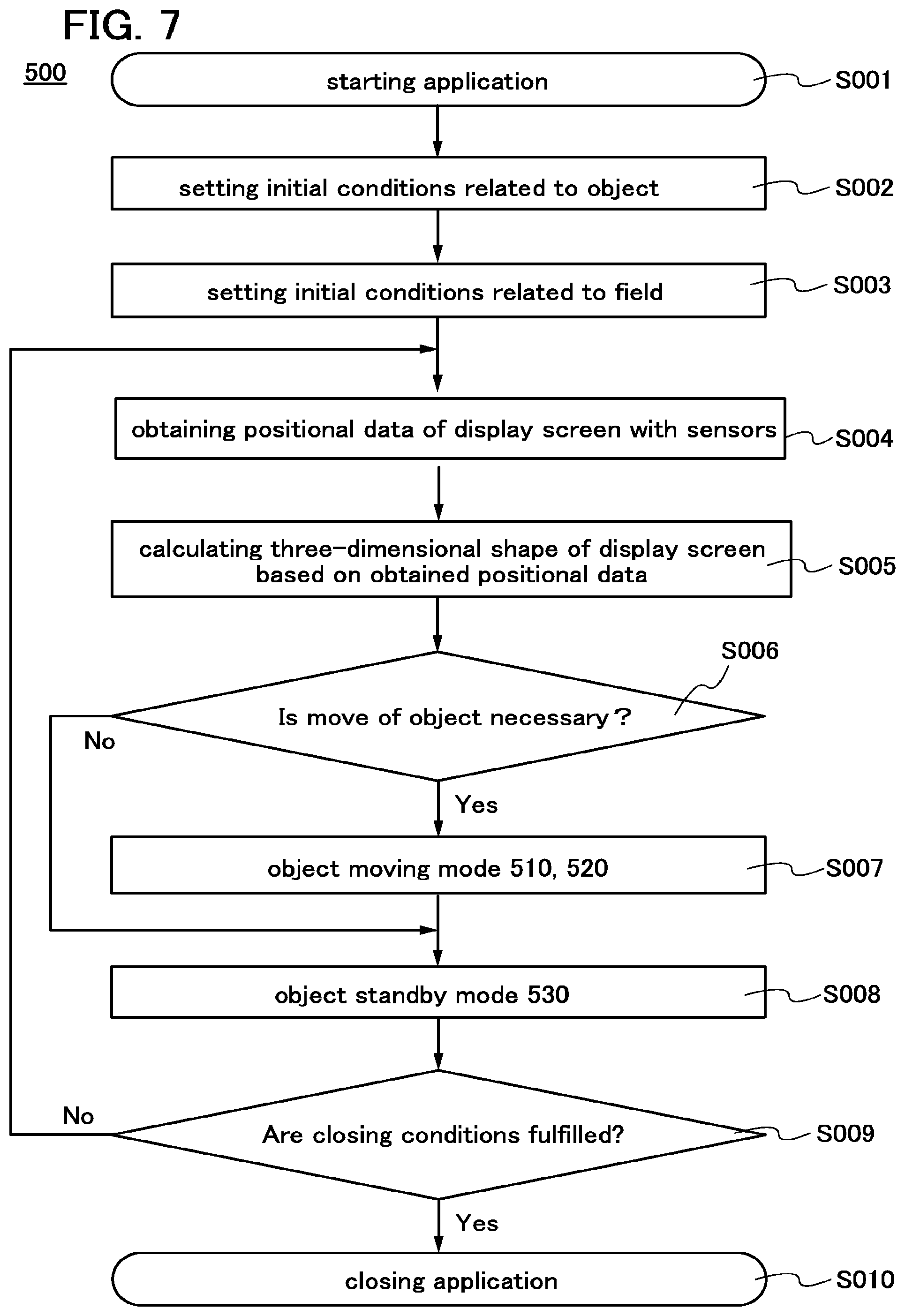 Patent US11815956 Figure 7 – Electronic device, storage medium, program, and displaying method