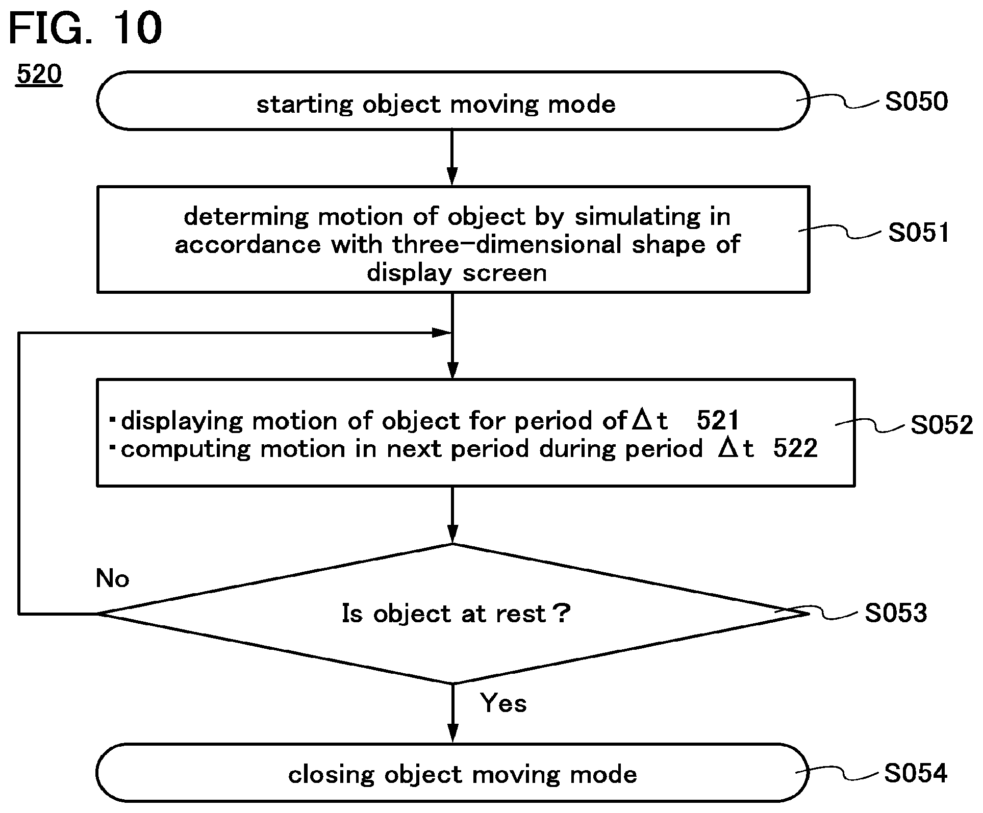 Patent US11815956 Figure 10 – Electronic device, storage medium, program, and displaying method