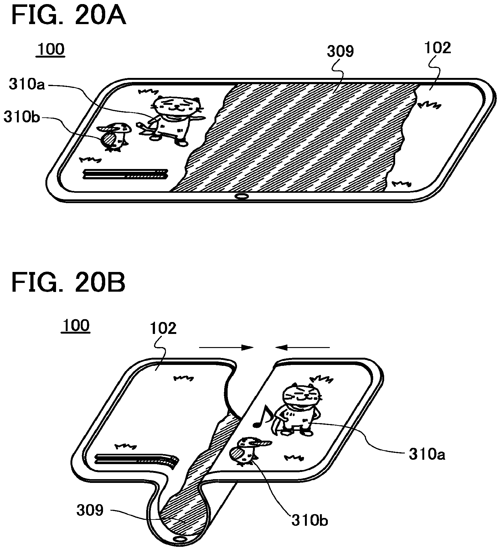 Patent US11815956 Figure 20 – Electronic device, storage medium, program, and displaying method