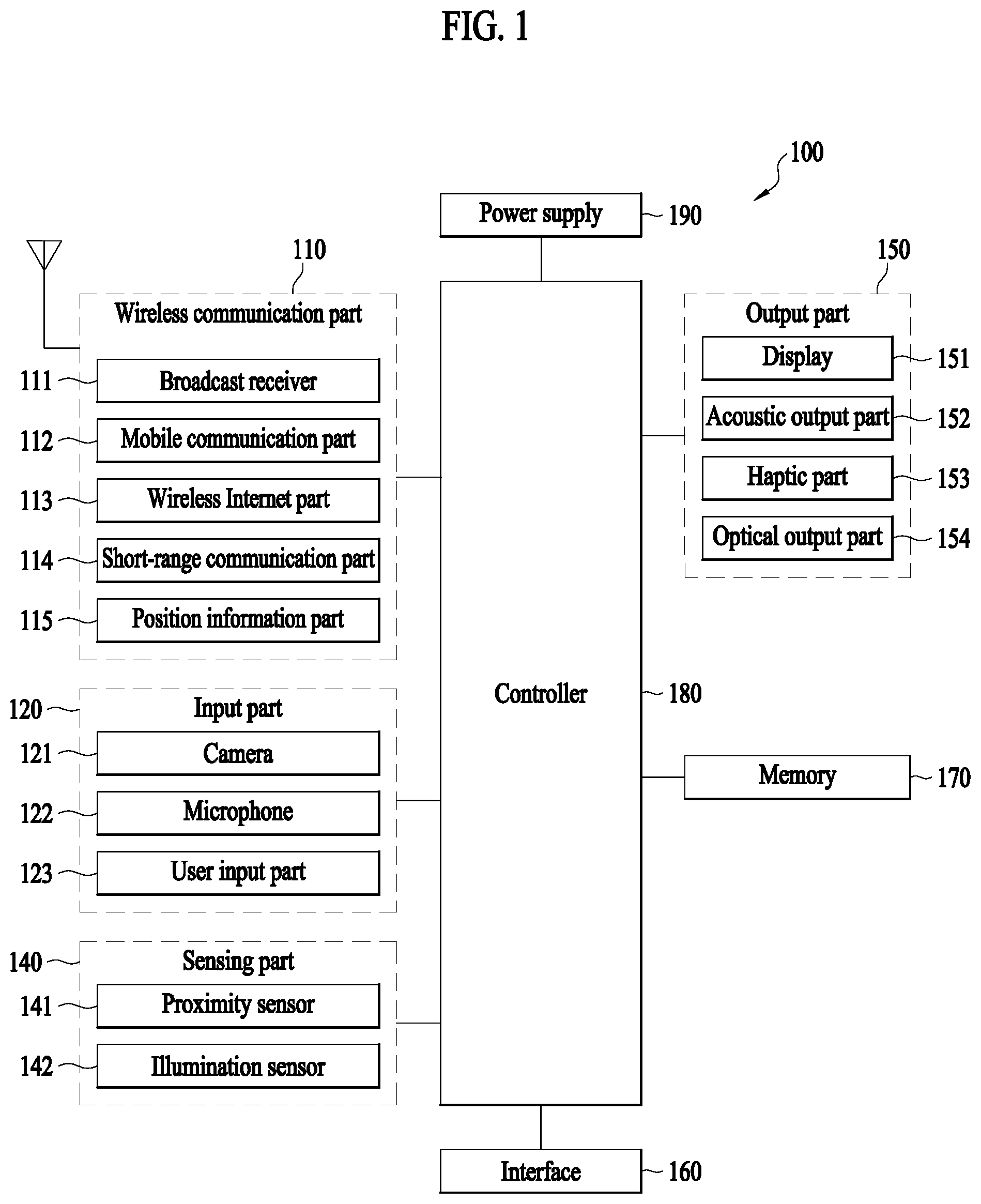 Patent US11815958 Figure 1 – Electronic device for displaying application-related content, and method for controlling same
