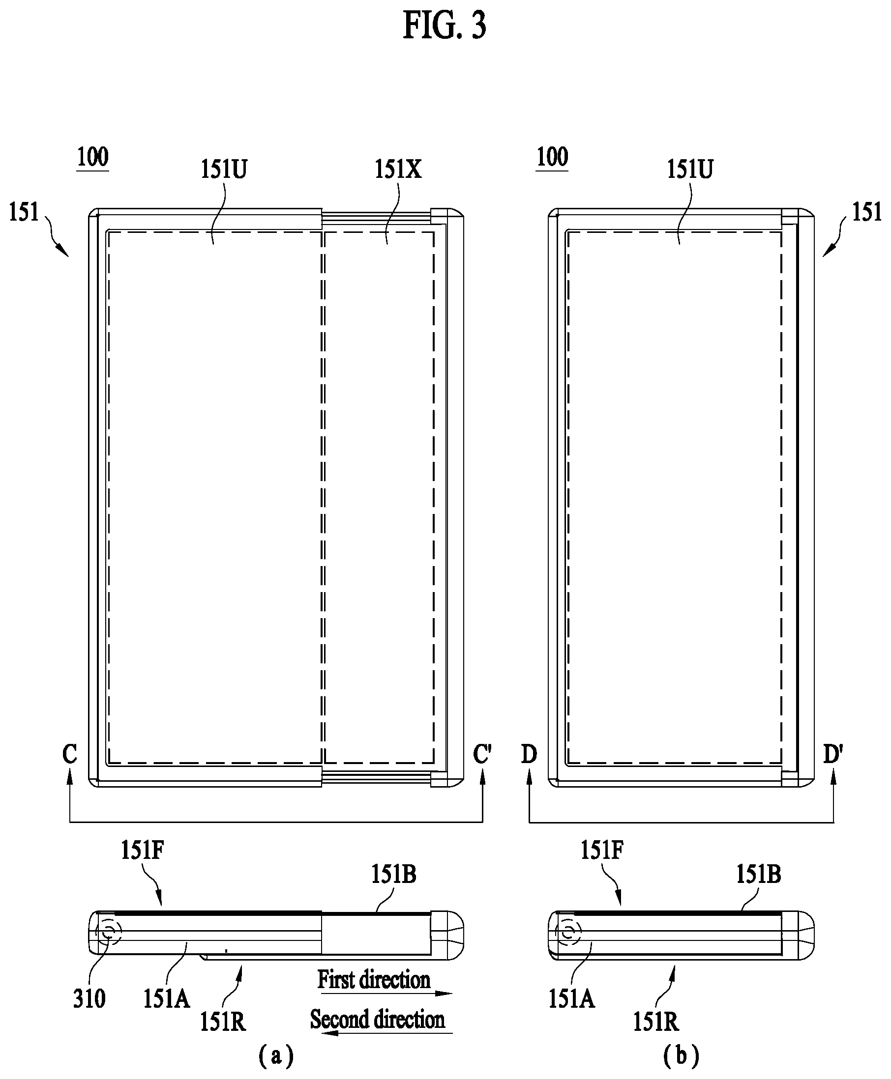 Patent US11815958 Figure 3 – Electronic device for displaying application-related content, and method for controlling same
