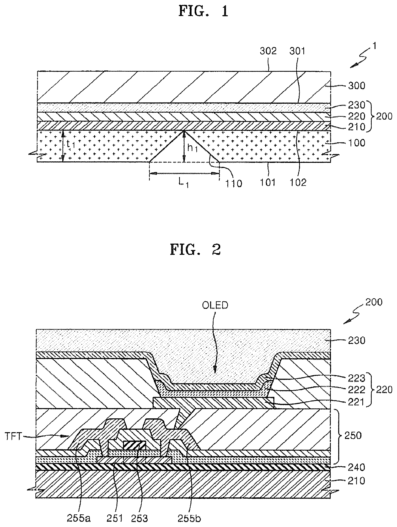 Patent US11815960 — Flexible display apparatus and method of manufacturing the same — Figure 1