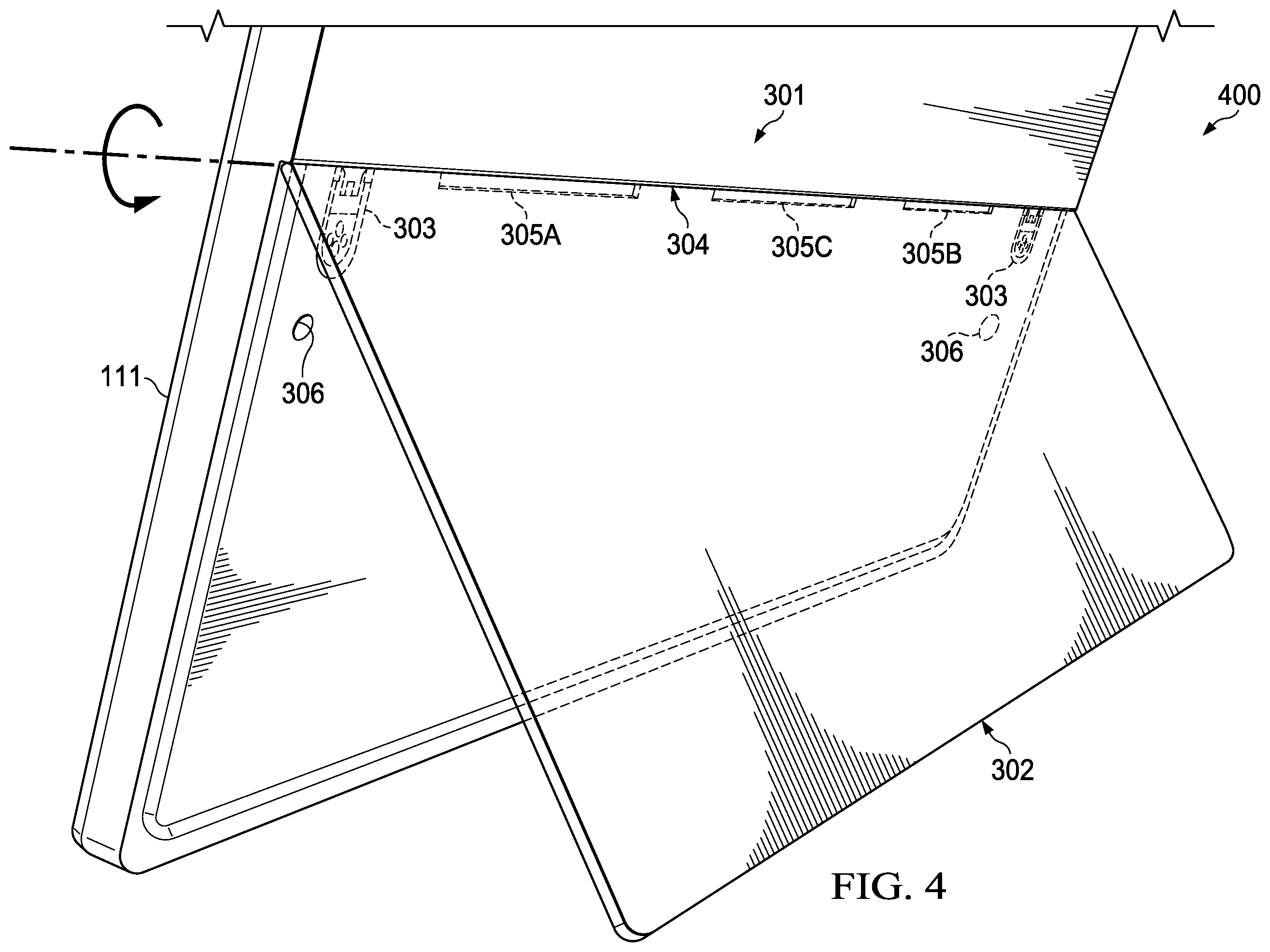 Patent US11815962 Figure 3 – Configuring an information handling system (IHS) using a kickstand