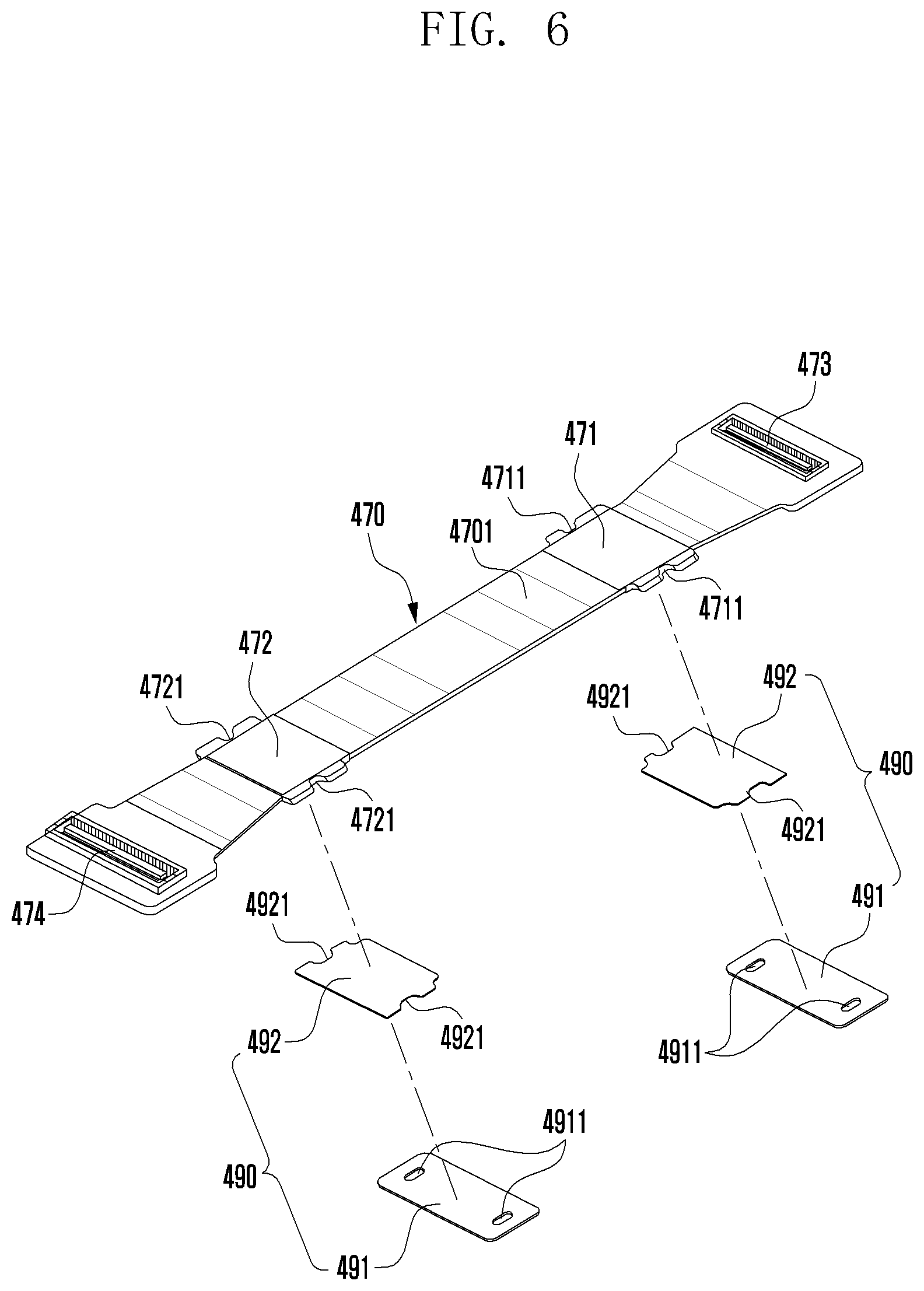 Patent US11815963 Figure 7 – Electronic device comprising wiring member fixing structure