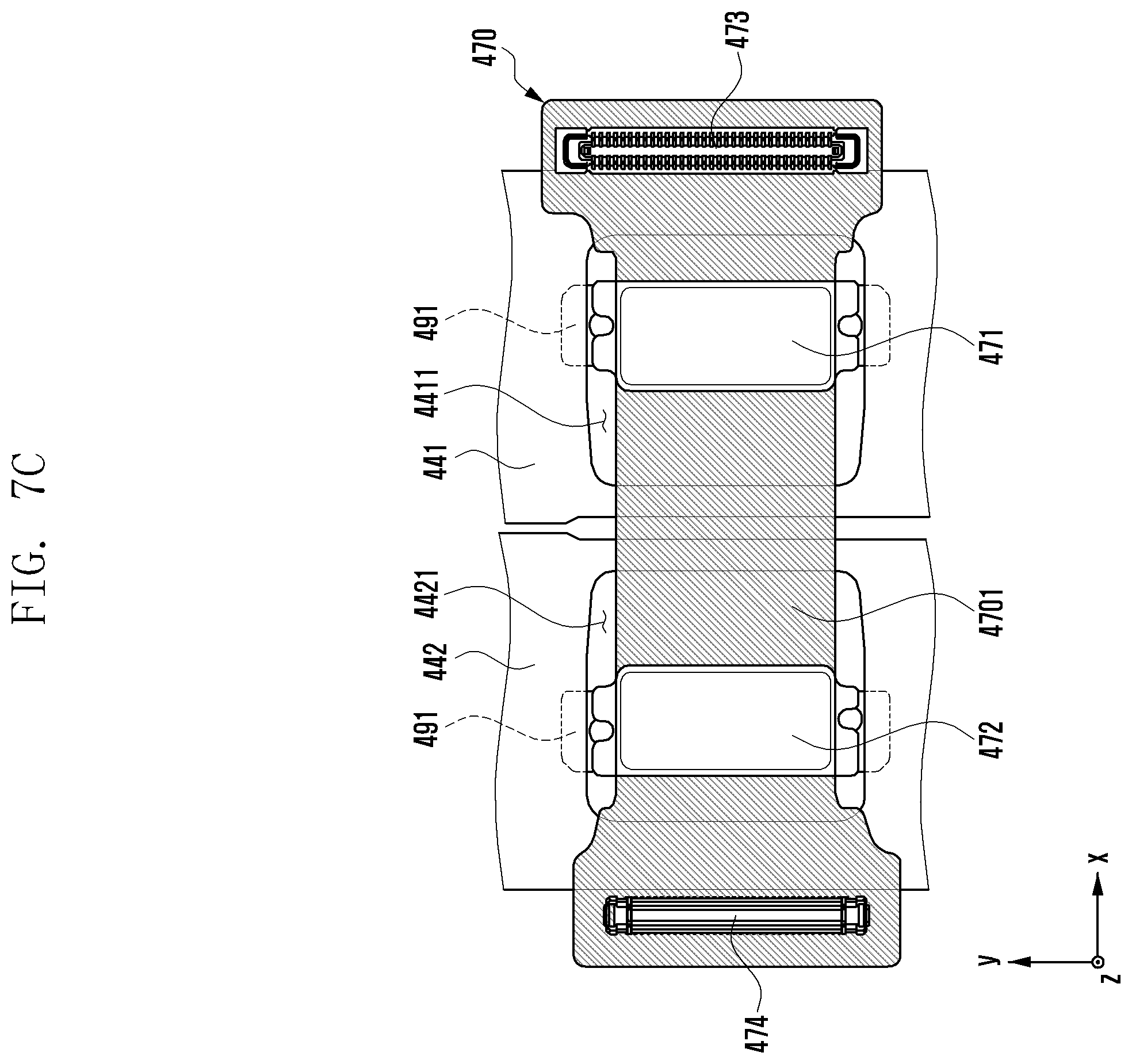 Patent US11815963 Figure 10 – Electronic device comprising wiring member fixing structure