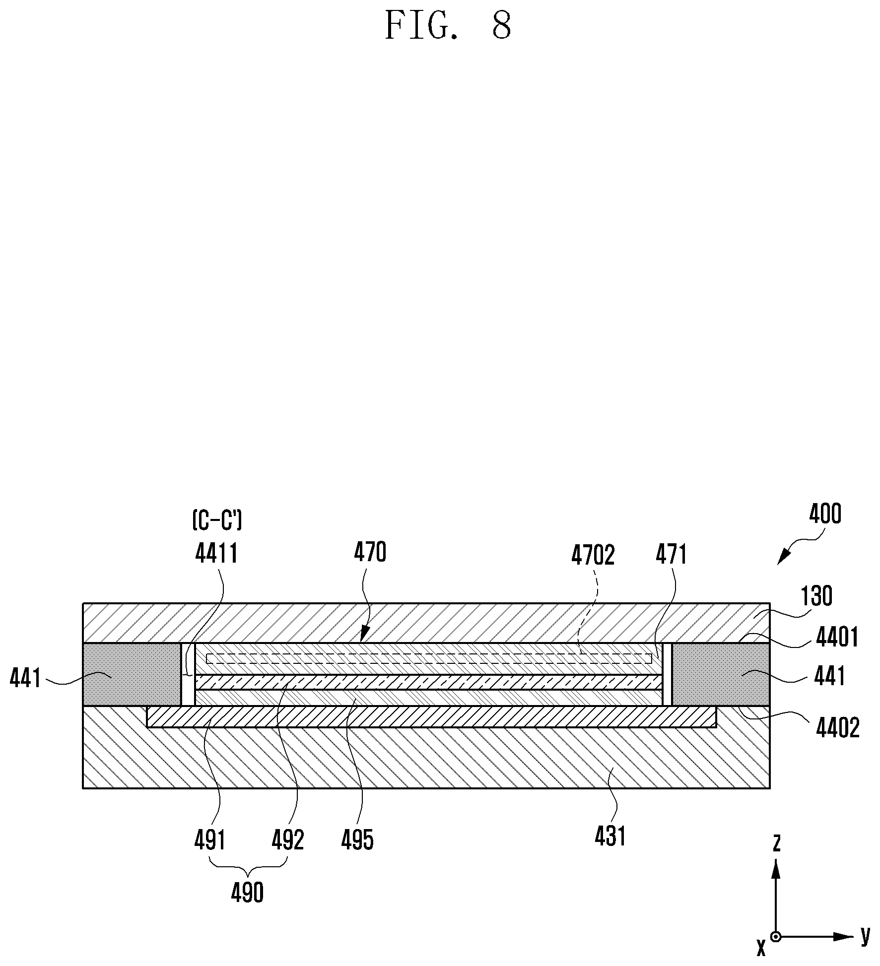 Patent US11815963 Figure 11 – Electronic device comprising wiring member fixing structure