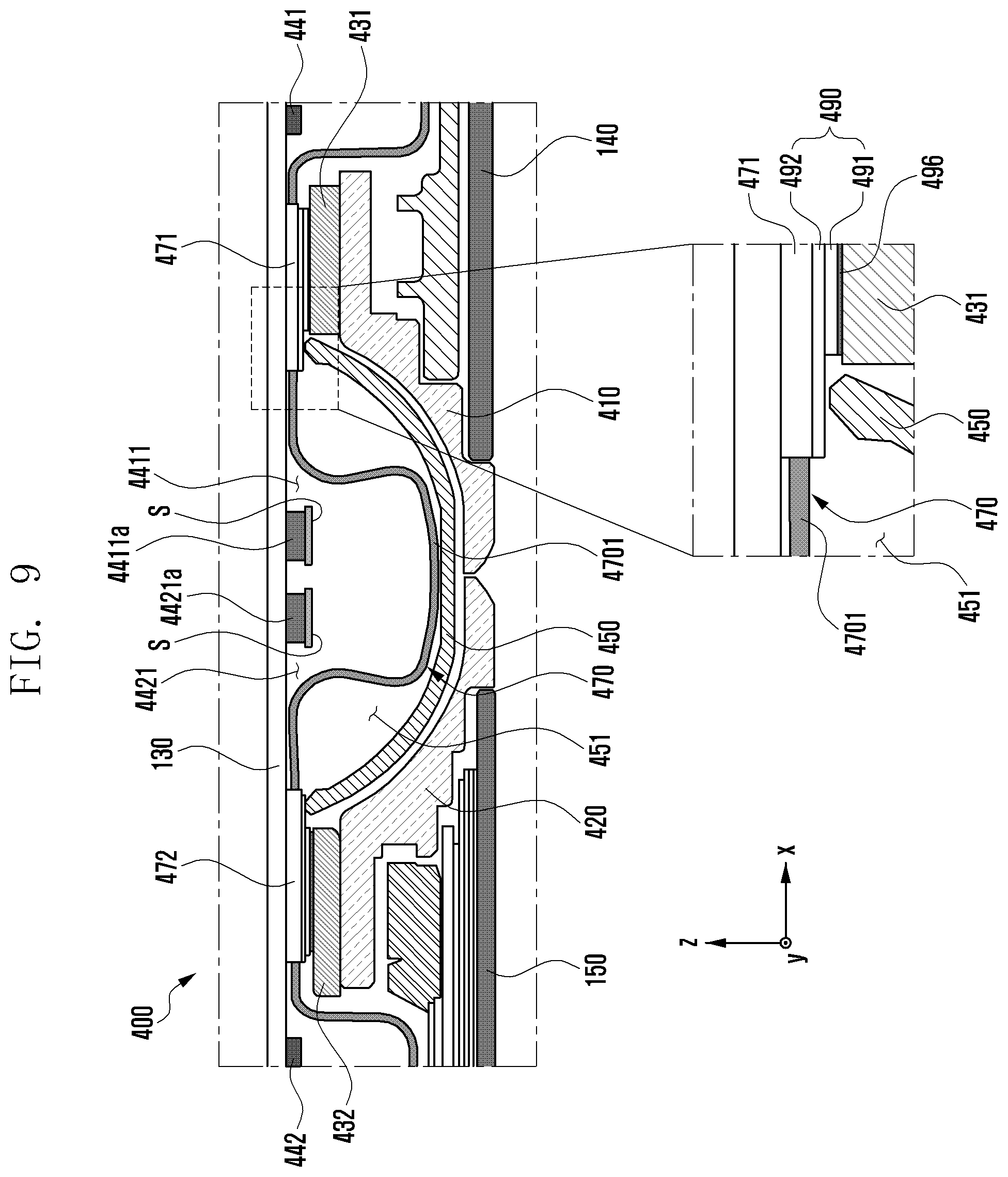 Patent US11815963 Figure 12 – Electronic device comprising wiring member fixing structure