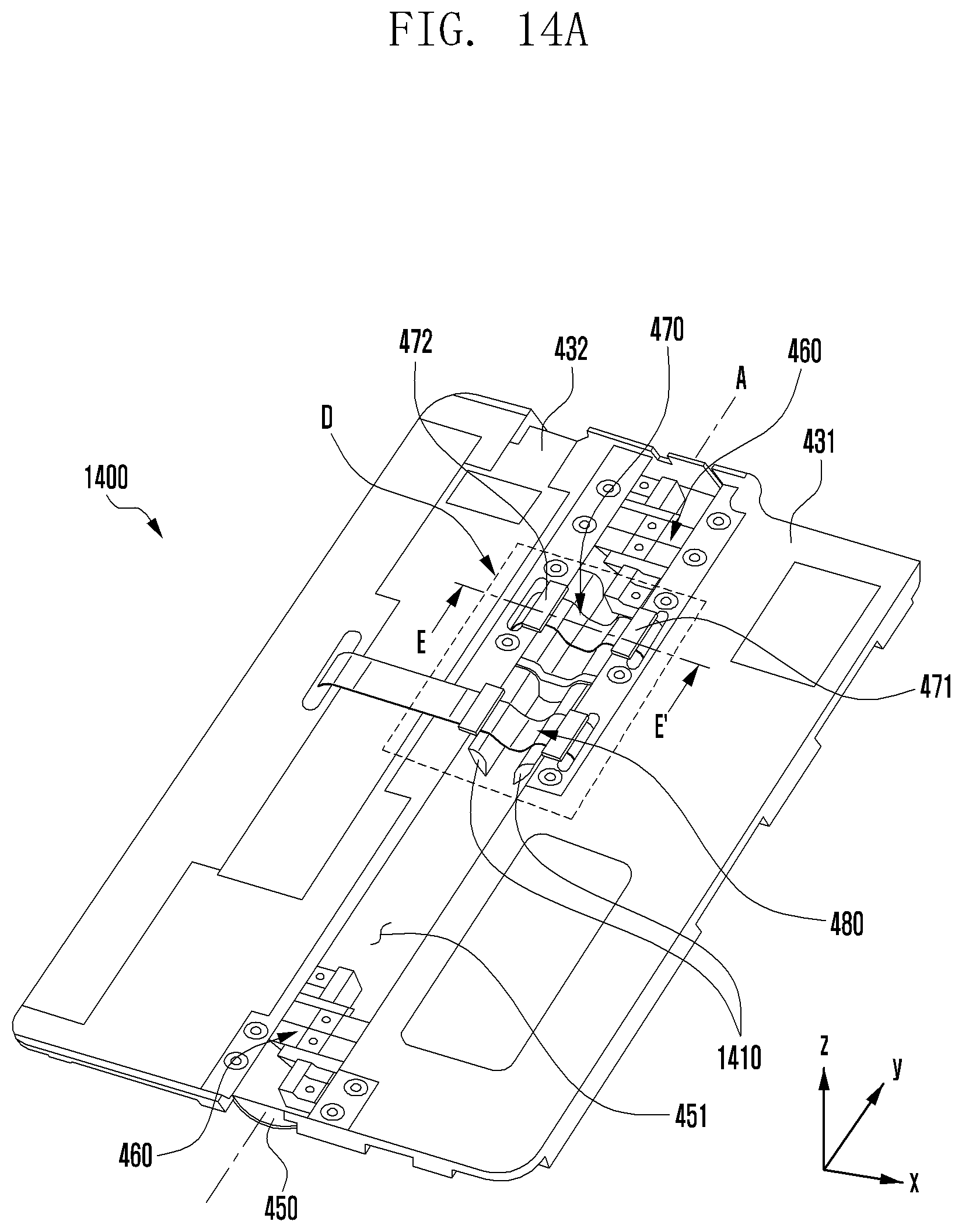 Patent US11815963 Figure 19 – Electronic device comprising wiring member fixing structure