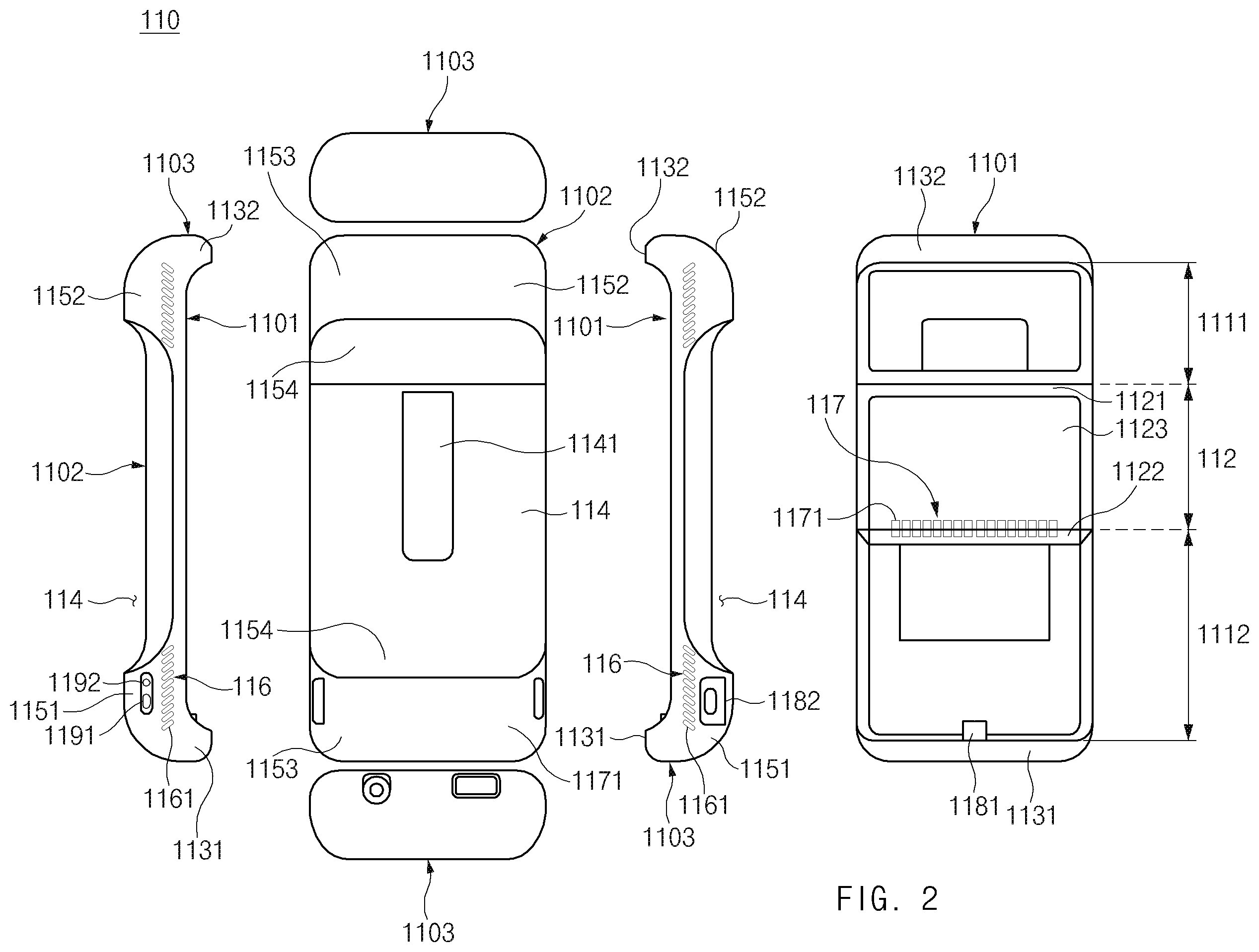 Patent US11815965 Figure 2 – Cooler with wireless charging function for mobile electronic device