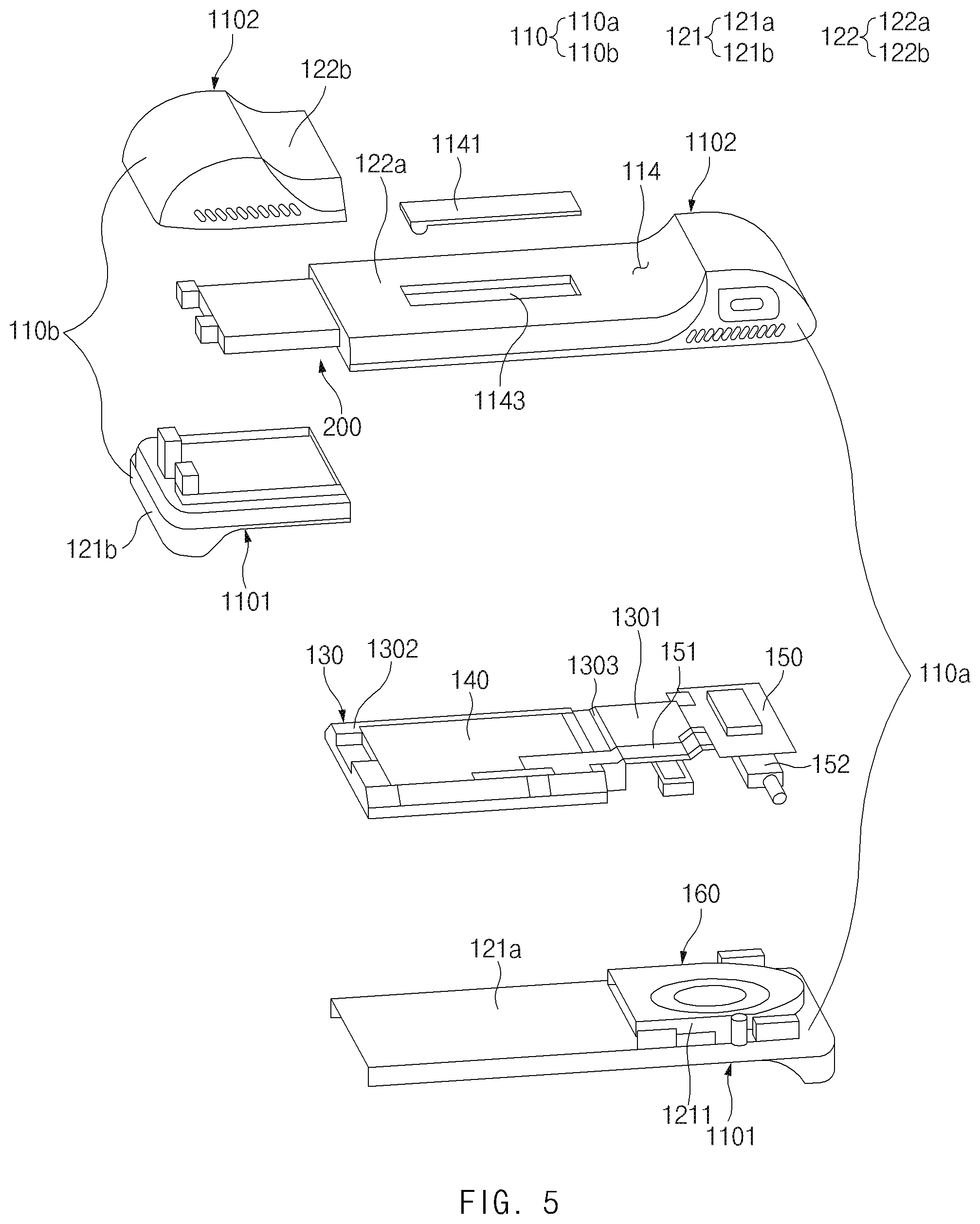 Patent US11815965 Figure 5 – Cooler with wireless charging function for mobile electronic device