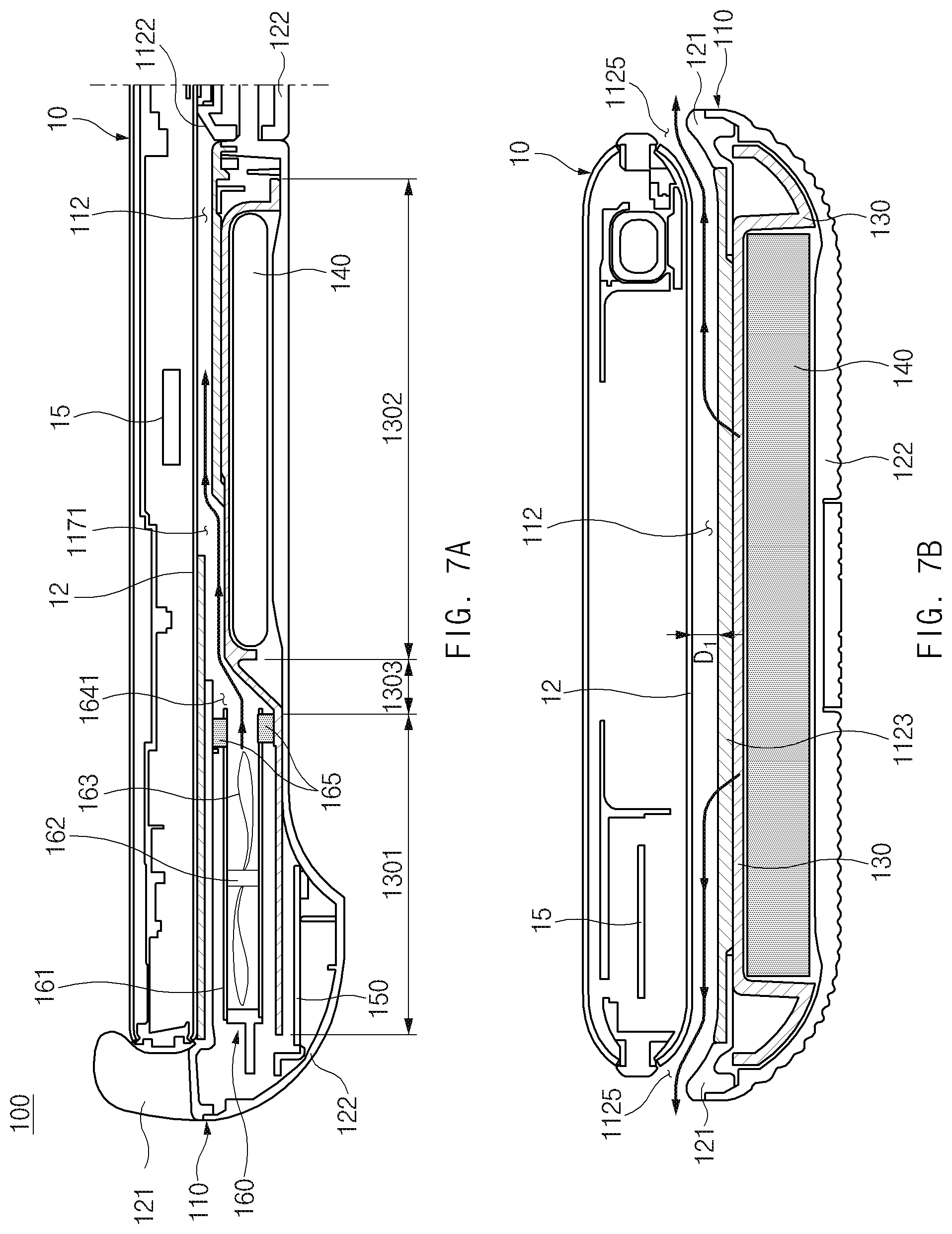 Patent US11815965 Figure 7 – Cooler with wireless charging function for mobile electronic device