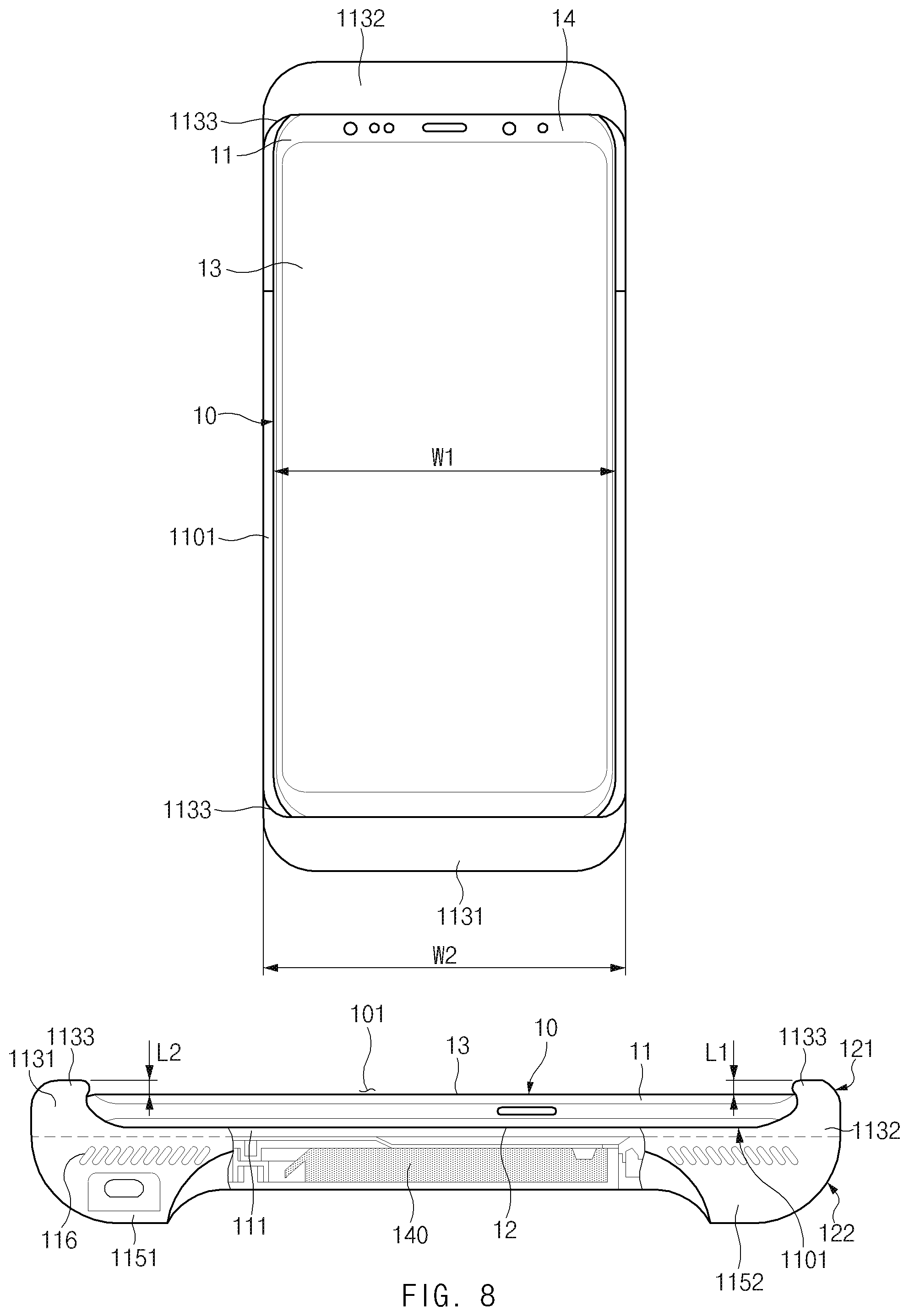 Patent US11815965 Figure 8 – Cooler with wireless charging function for mobile electronic device
