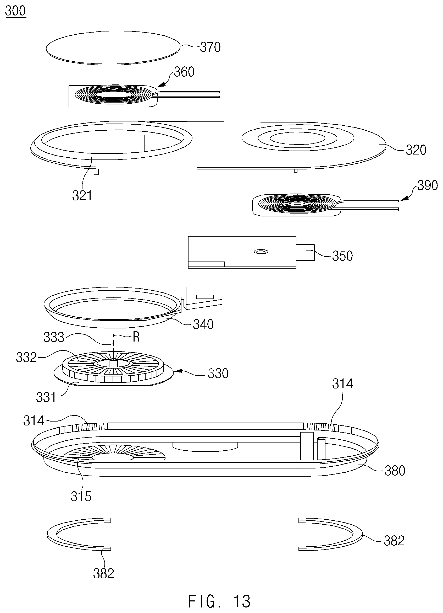 Patent US11815965 Figure 13 – Cooler with wireless charging function for mobile electronic device