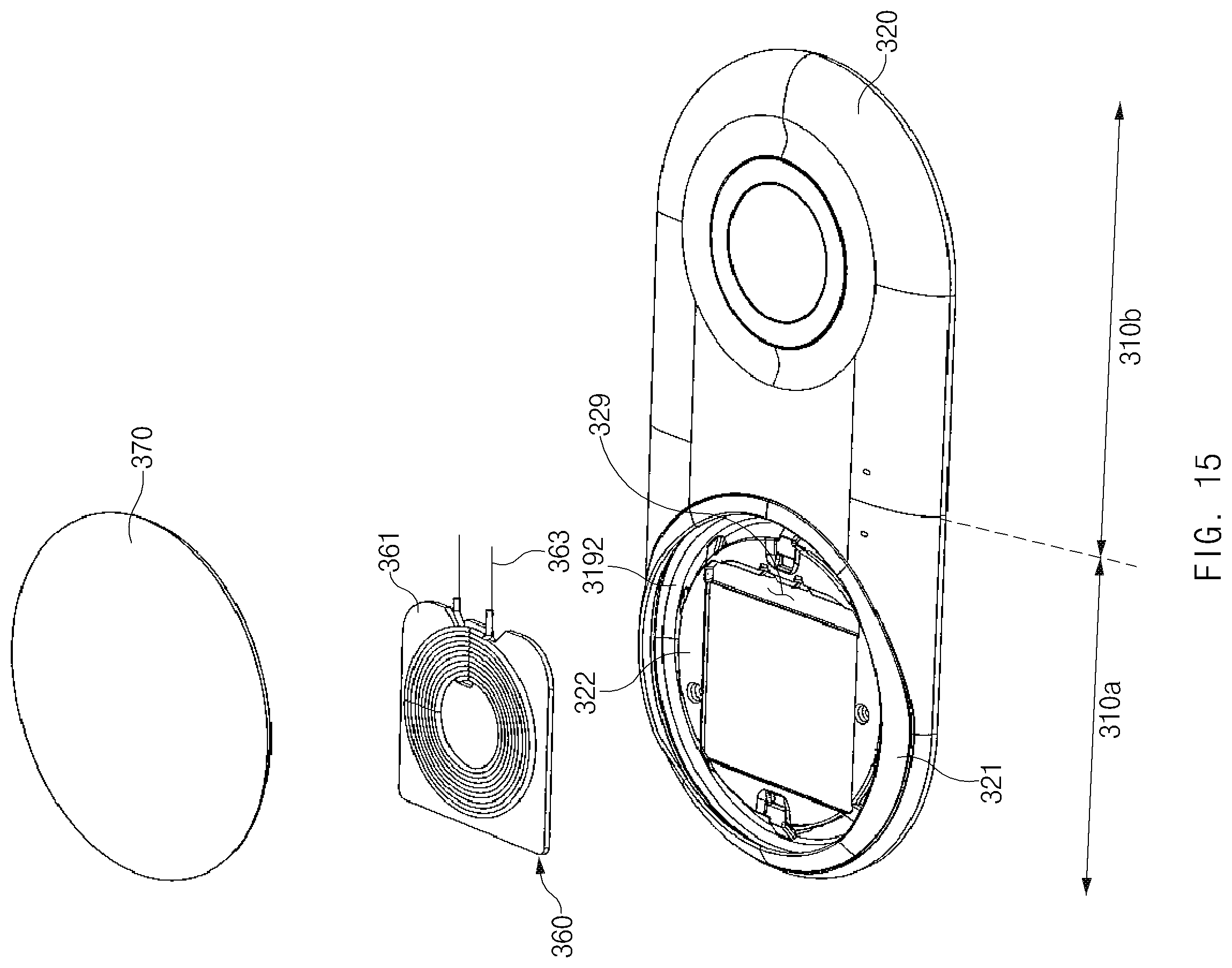 Patent US11815965 Figure 15 – Cooler with wireless charging function for mobile electronic device