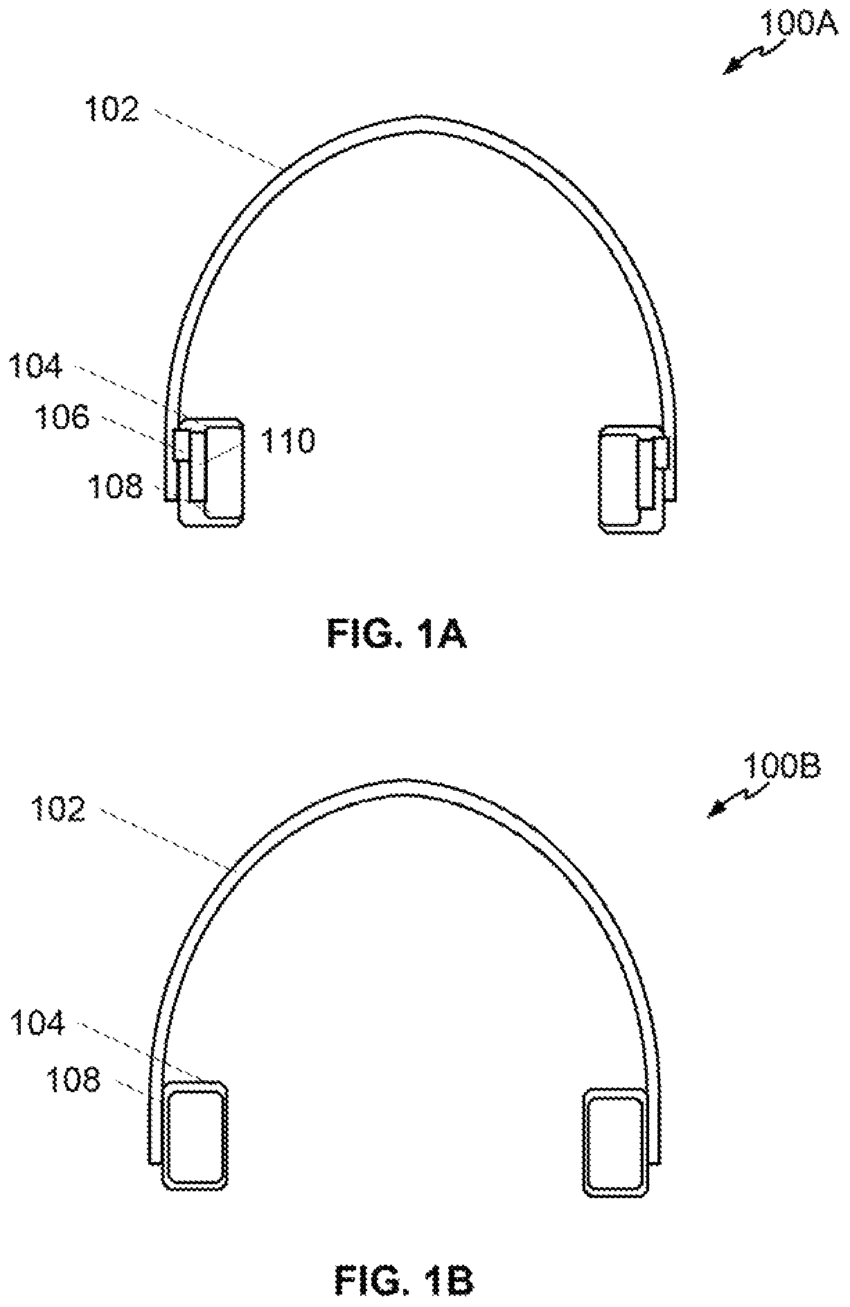 Patent US11815966 Figure 1 – Head mounted temperature controlled units