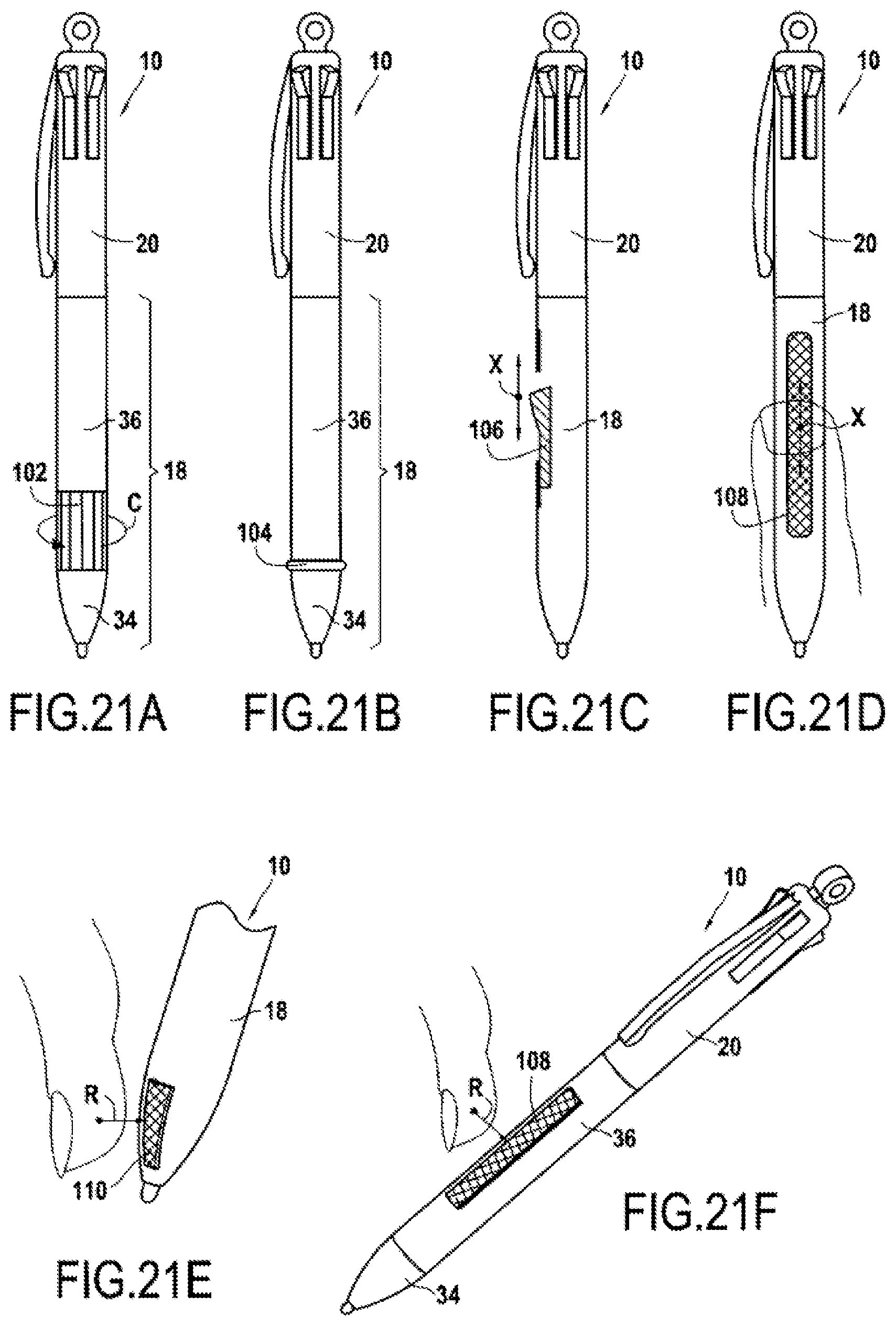Patent US11815968 Figure 5 – Stylus for a touchscreen