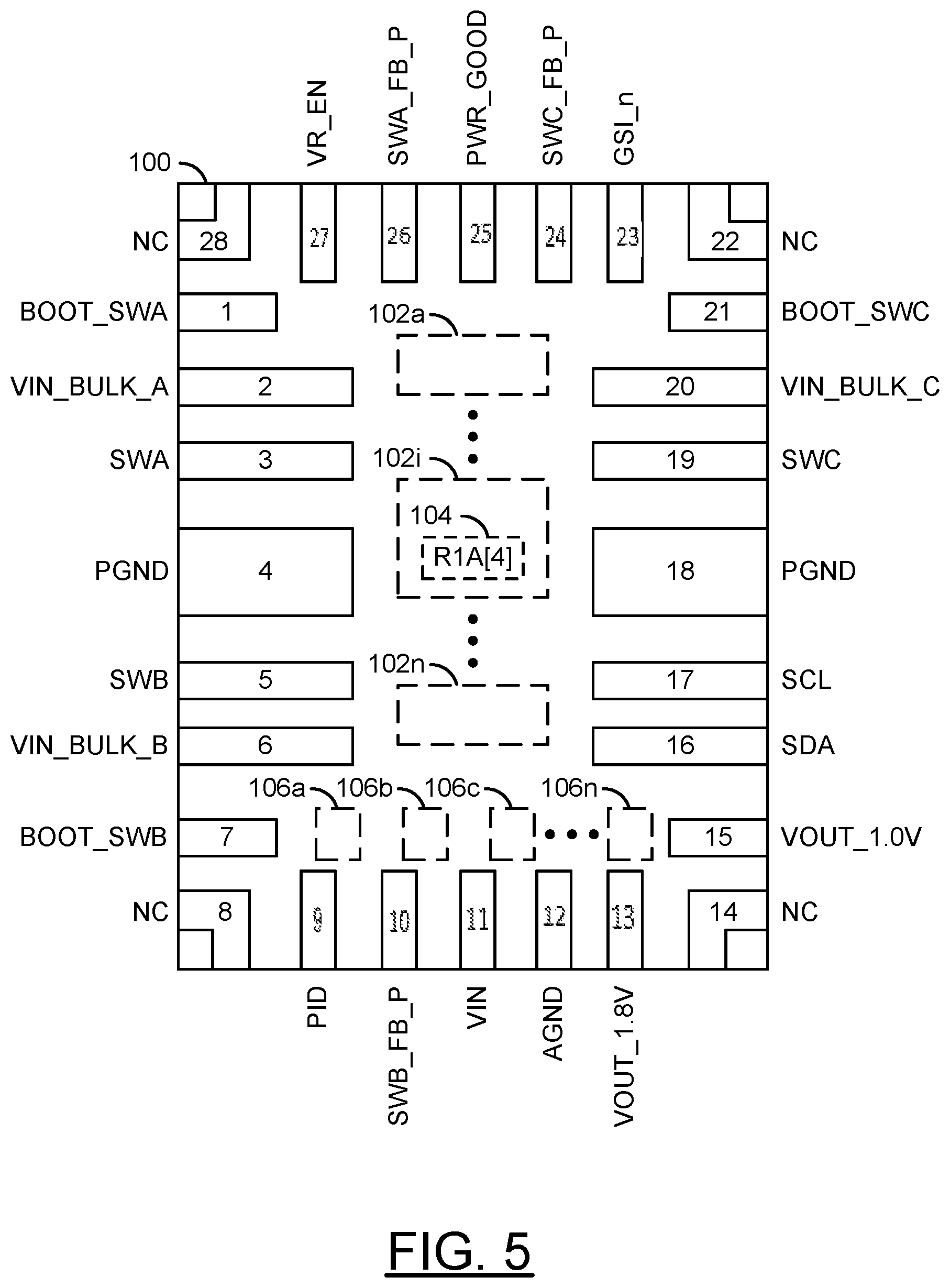 Patent US11815978 Figure 5 – DDR5 client PMIC power up sequence and state transitions