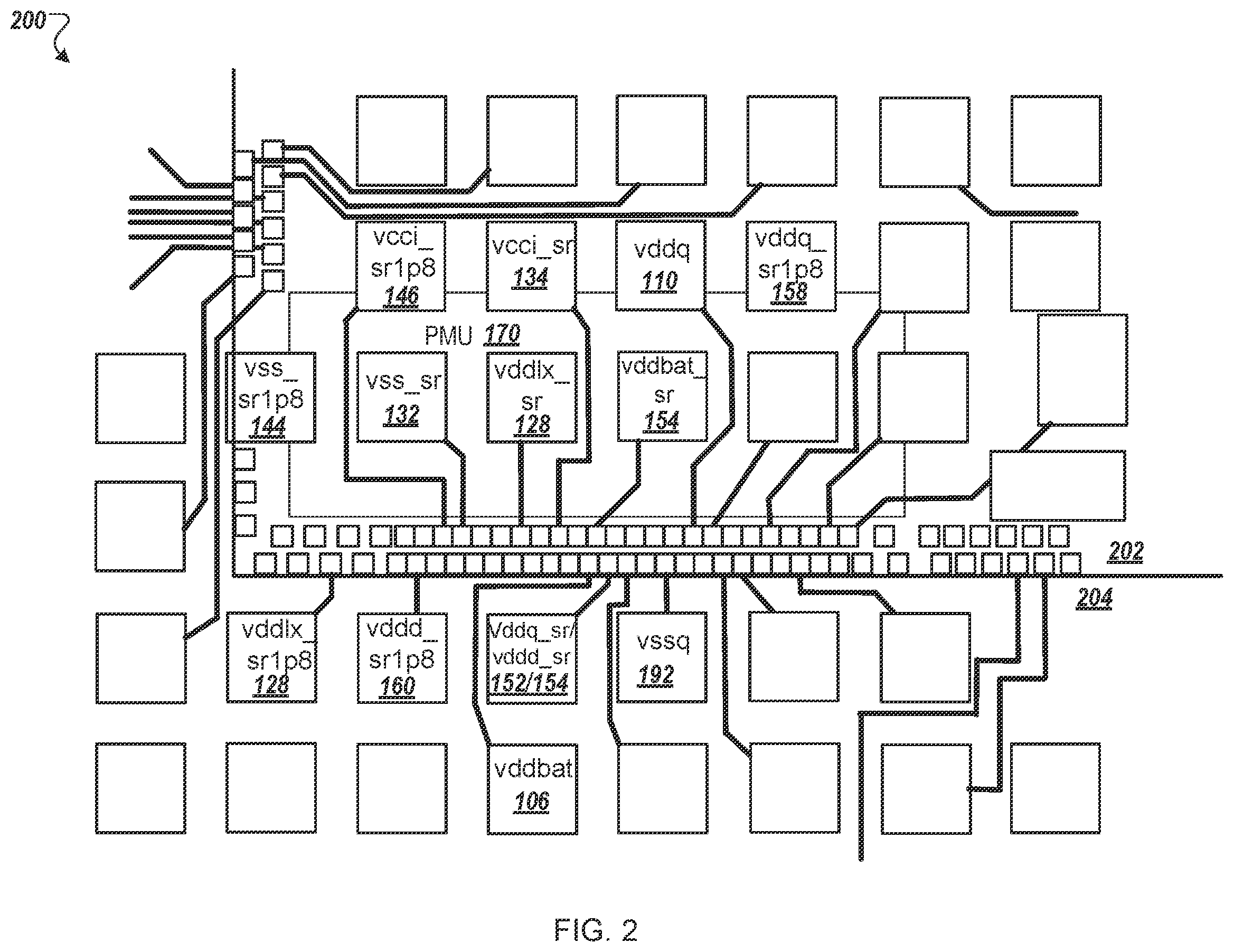 Patent US11815981 Figure 3 – Flexible and optimized power management unit (PMU) for multiple power supply scenarios