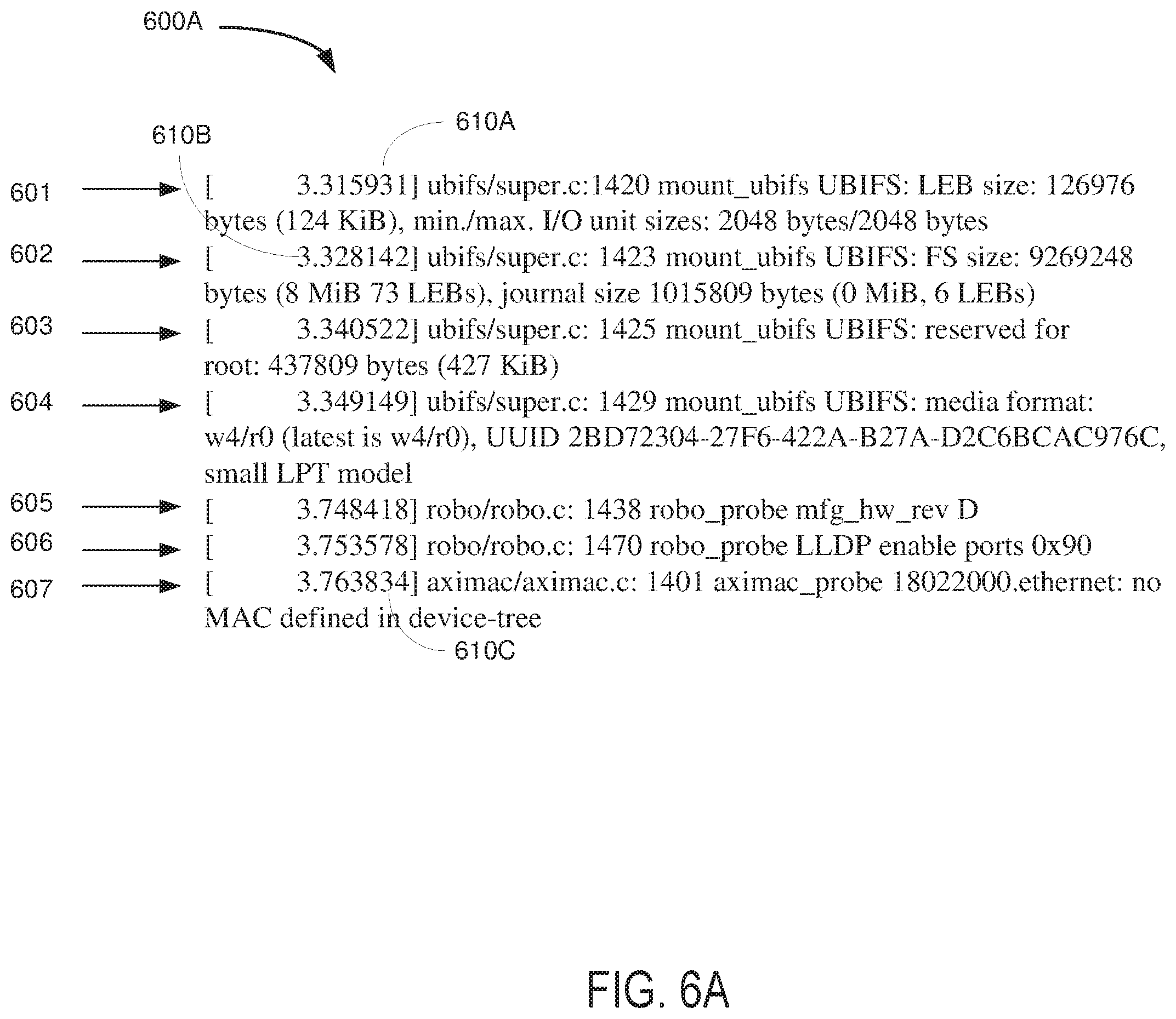 Patent US11815987 Figure 7 – Log analysis in vector space