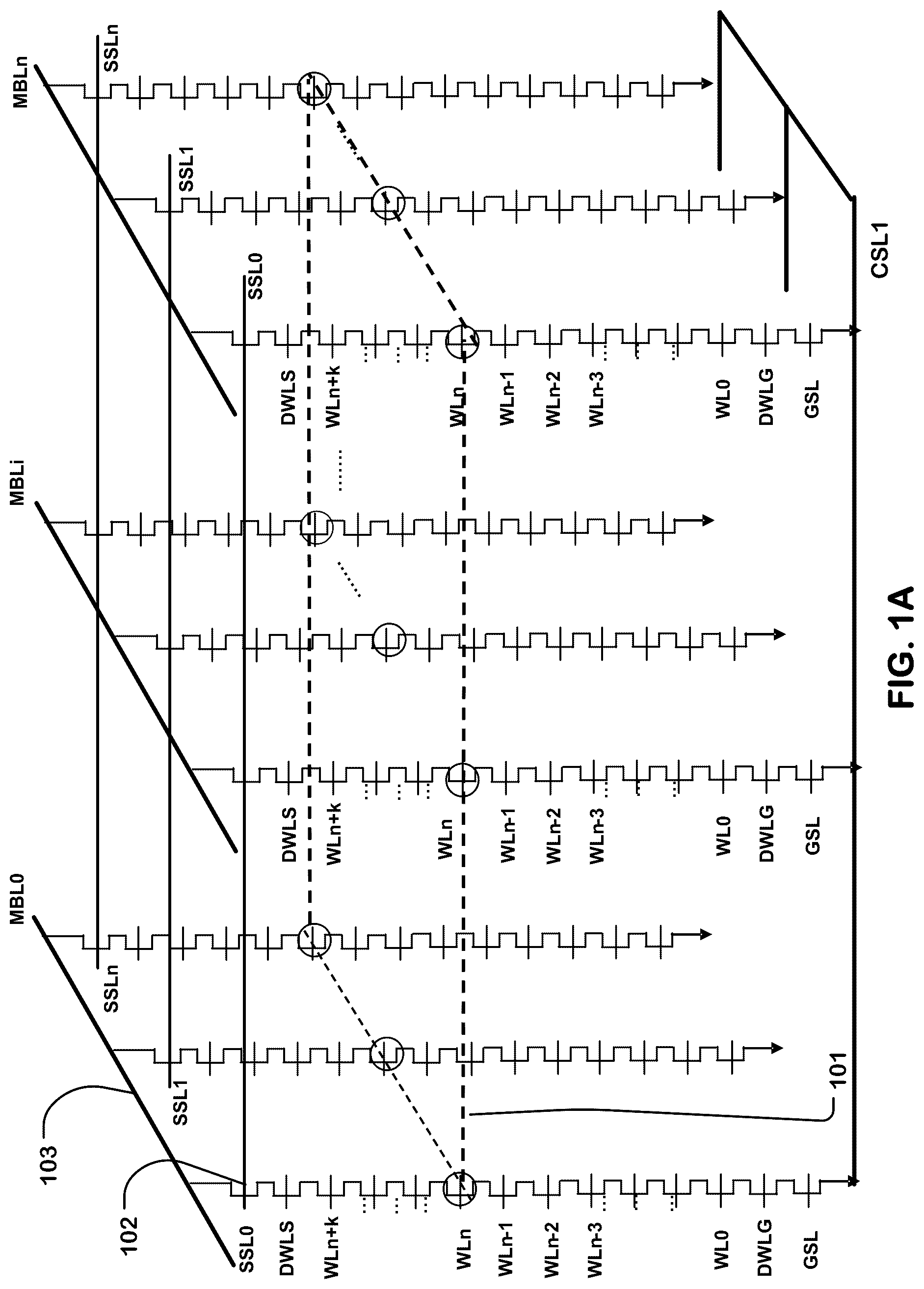 Patent US11815995 Figure 1 – Redundancy schemes for repairing column defects
