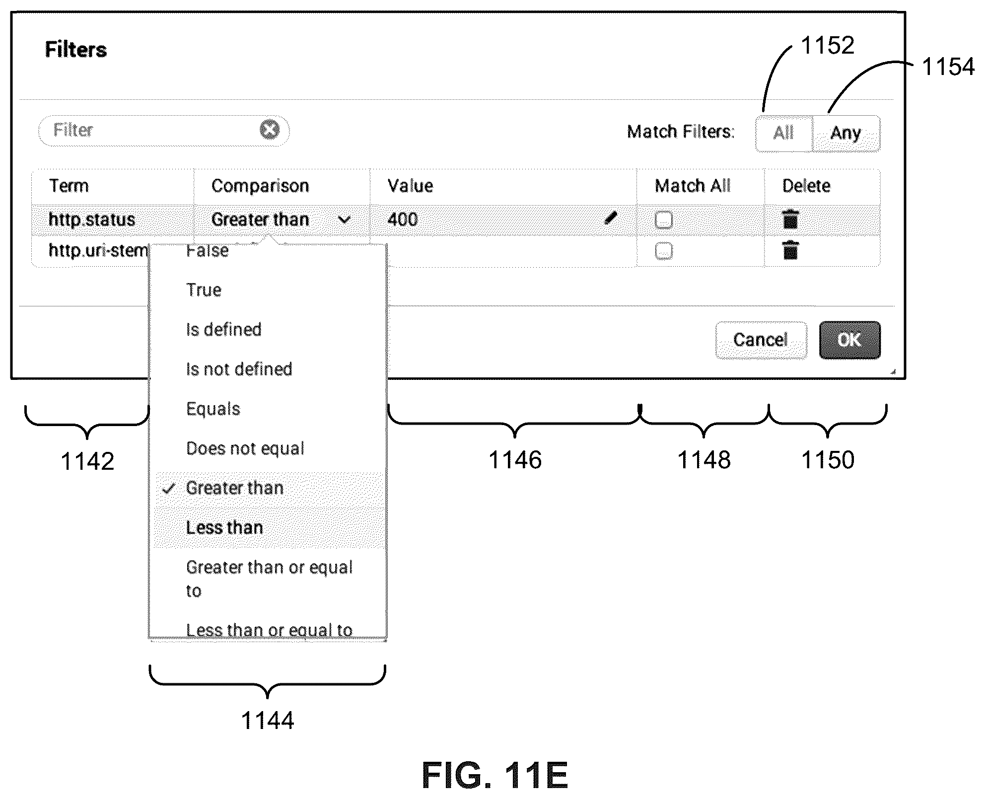 Patent US11818018 Figure 20 – Configuring event streams based on identified security risks