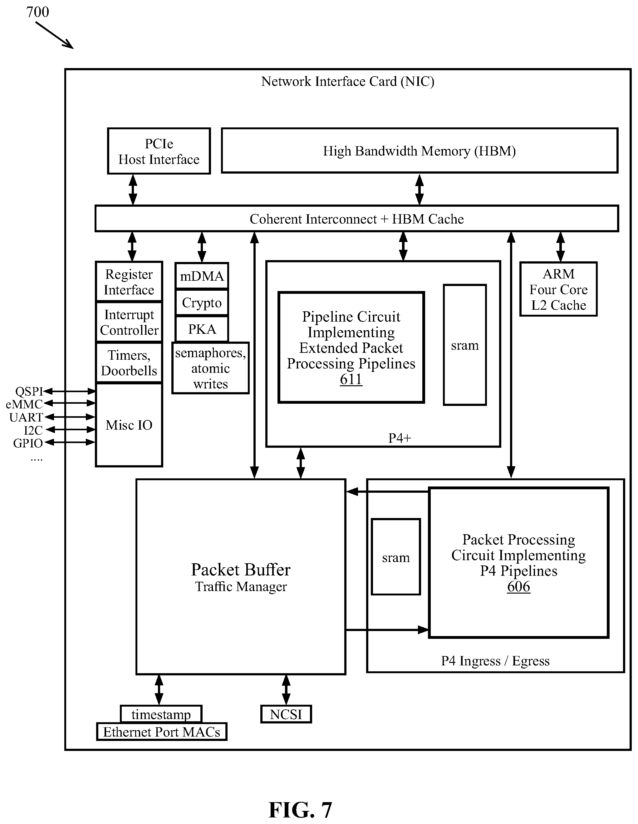 Patent US11818039 Figure 7 – Methods and systems for removing expired flow table entries using an extended packet processing pipeline