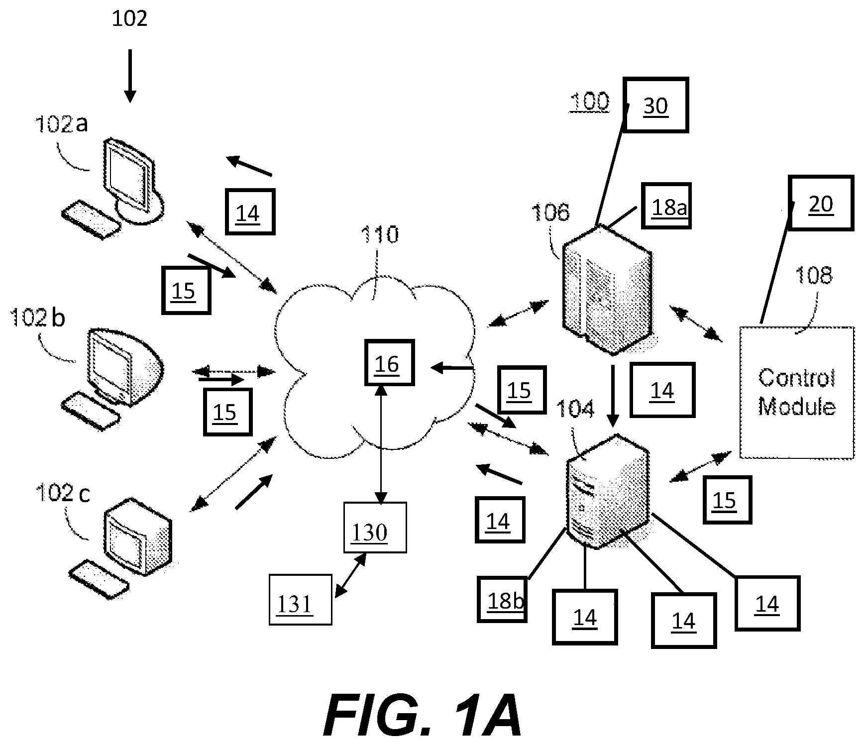 Patent US11818095 Figure 1 – System and method for facilitating distribution of limited resources using a dropzone