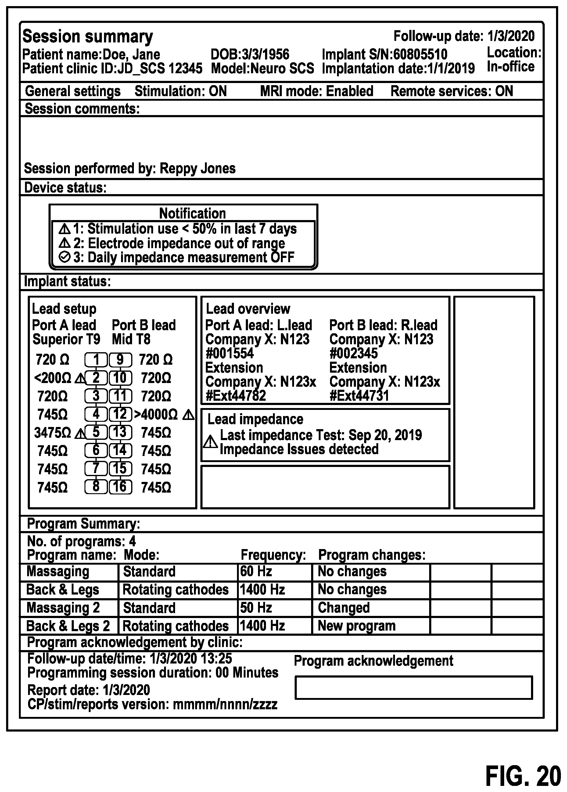 Patent US11818222 Figure 11 – System and method for data interrogation and/or remote programming of a medical device with reduced latency