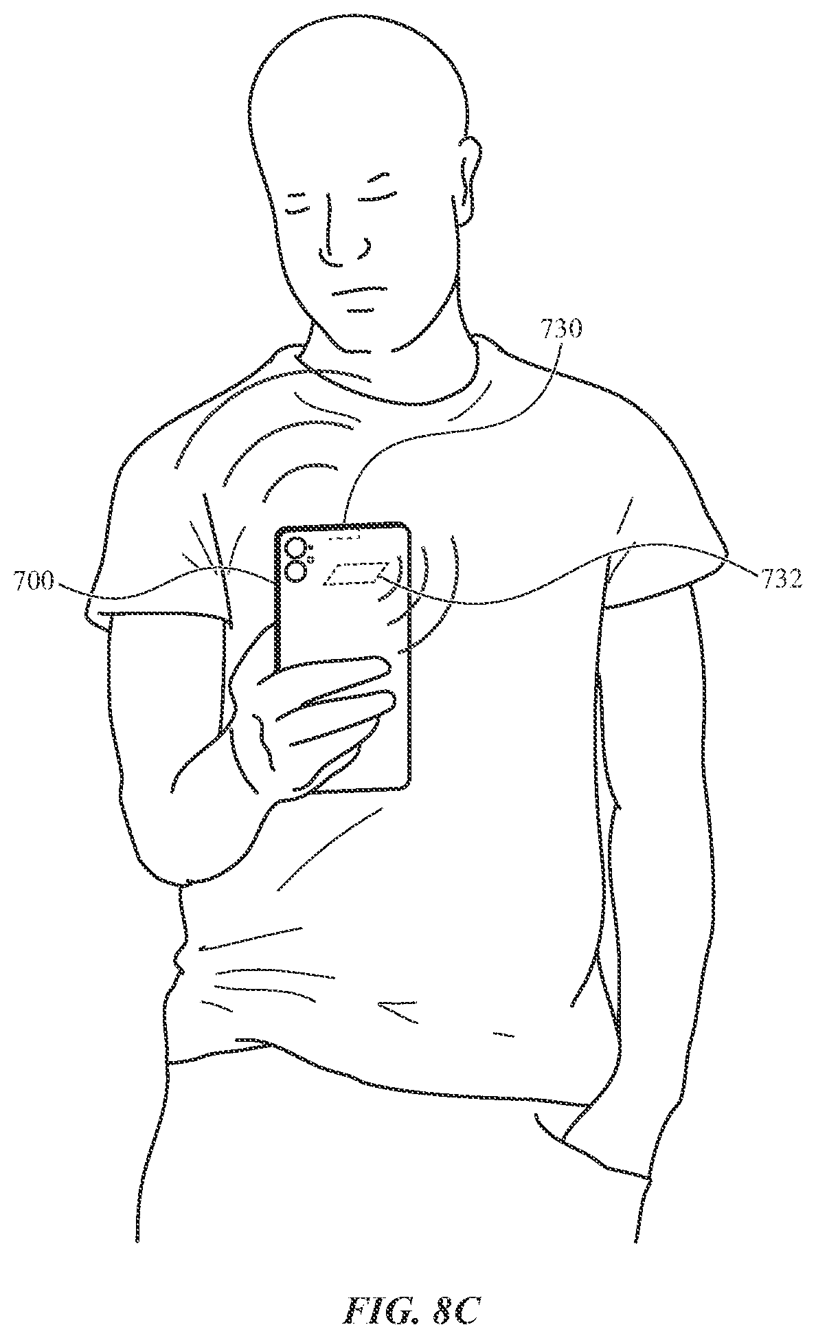 Patent US11818281 Figure 17 – Handheld electronic device