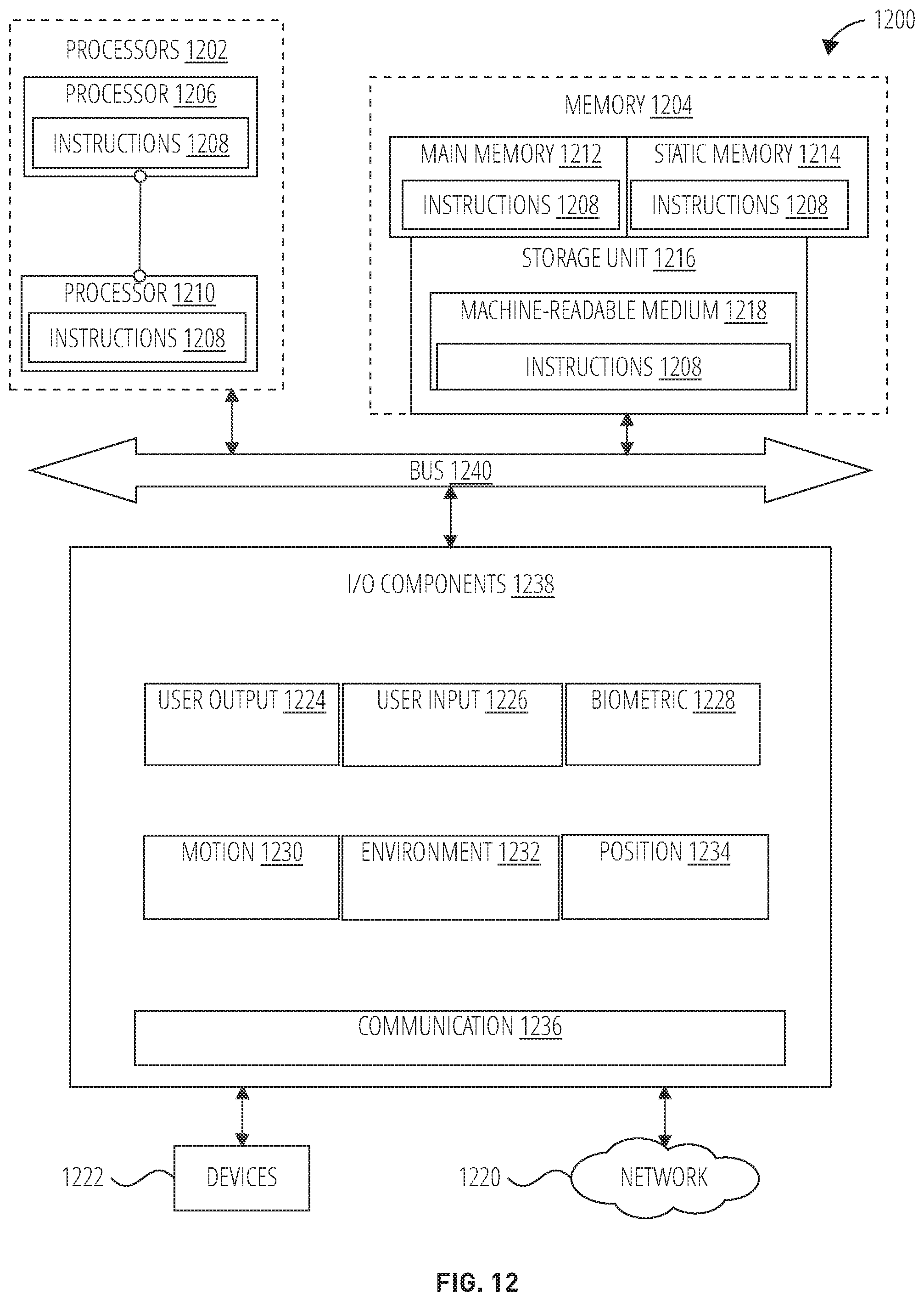 Patent US11818286 Figure 12 – Avatar recommendation and reply