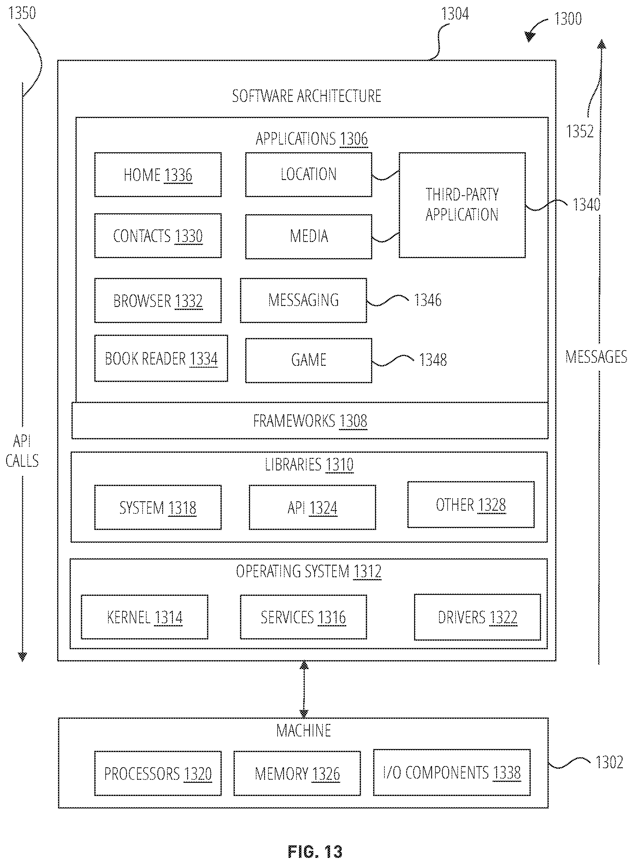 Patent US11818286 Figure 13 – Avatar recommendation and reply