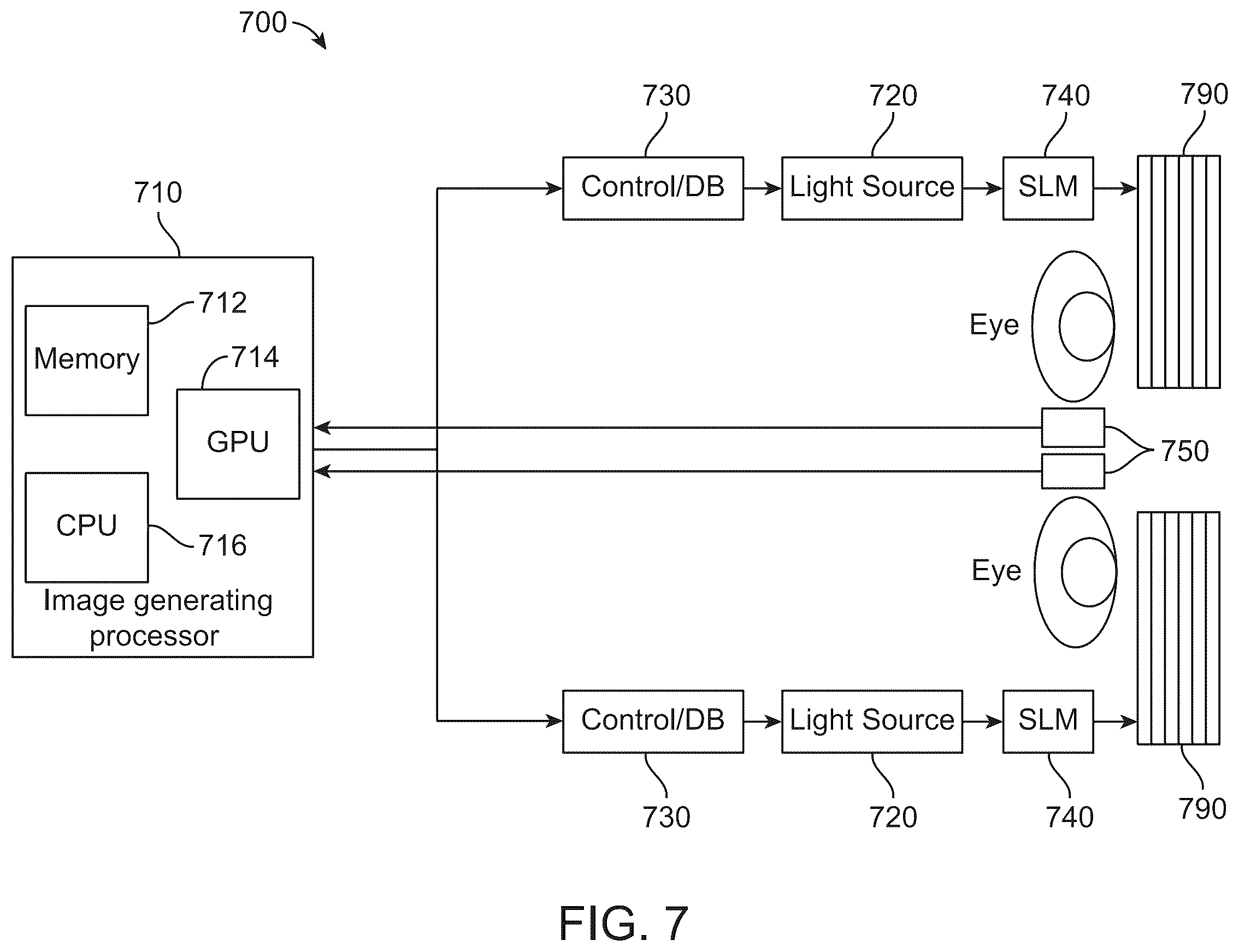 Patent US11818325 Figure 7 – Blended mode three dimensional display systems and methods