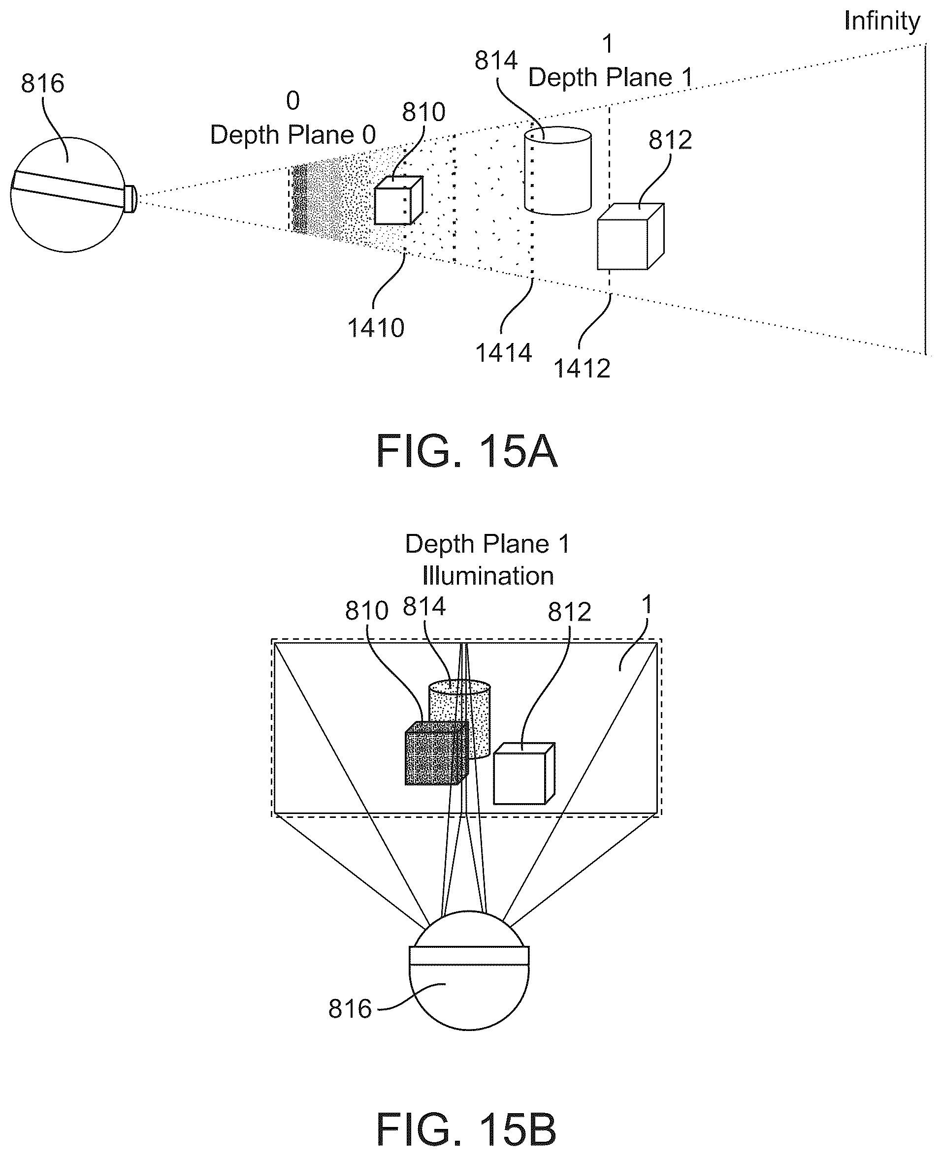 Patent US11818325 Figure 15 – Blended mode three dimensional display systems and methods