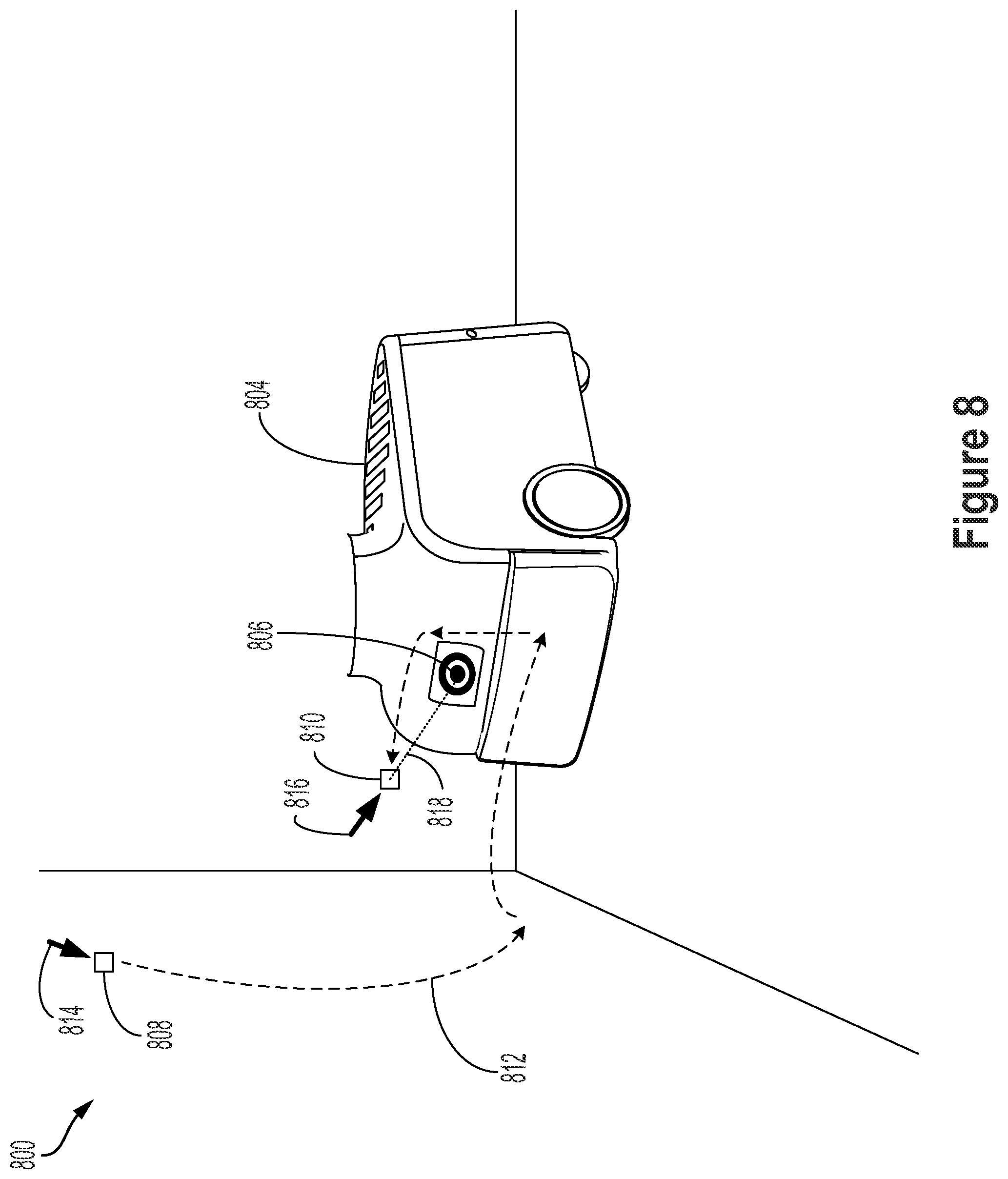 Patent US11818328 Figure 8 – Systems and methods for automatically calibrating multiscopic image capture systems