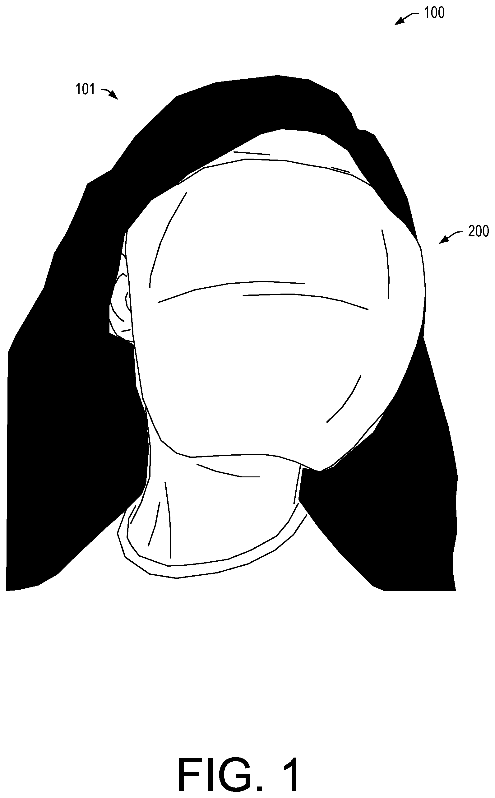 Patent US11818331 Figure 1 – Display headset