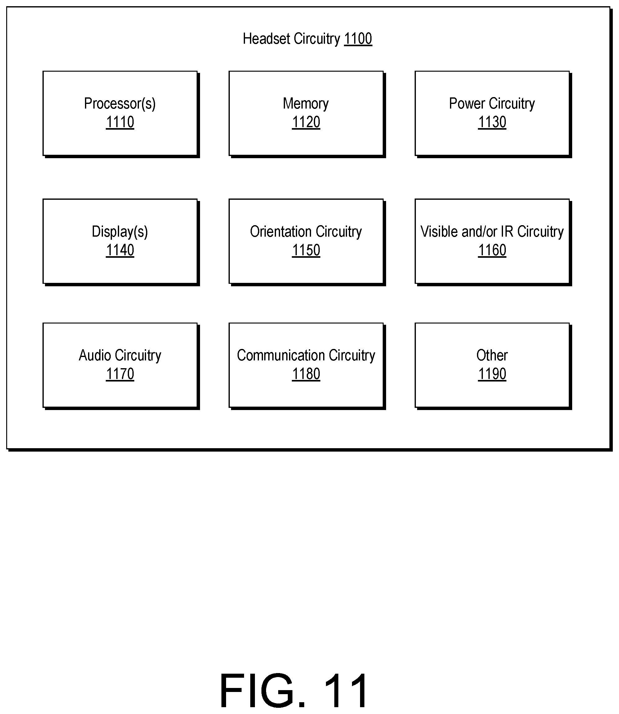 Patent US11818331 Figure 11 – Display headset