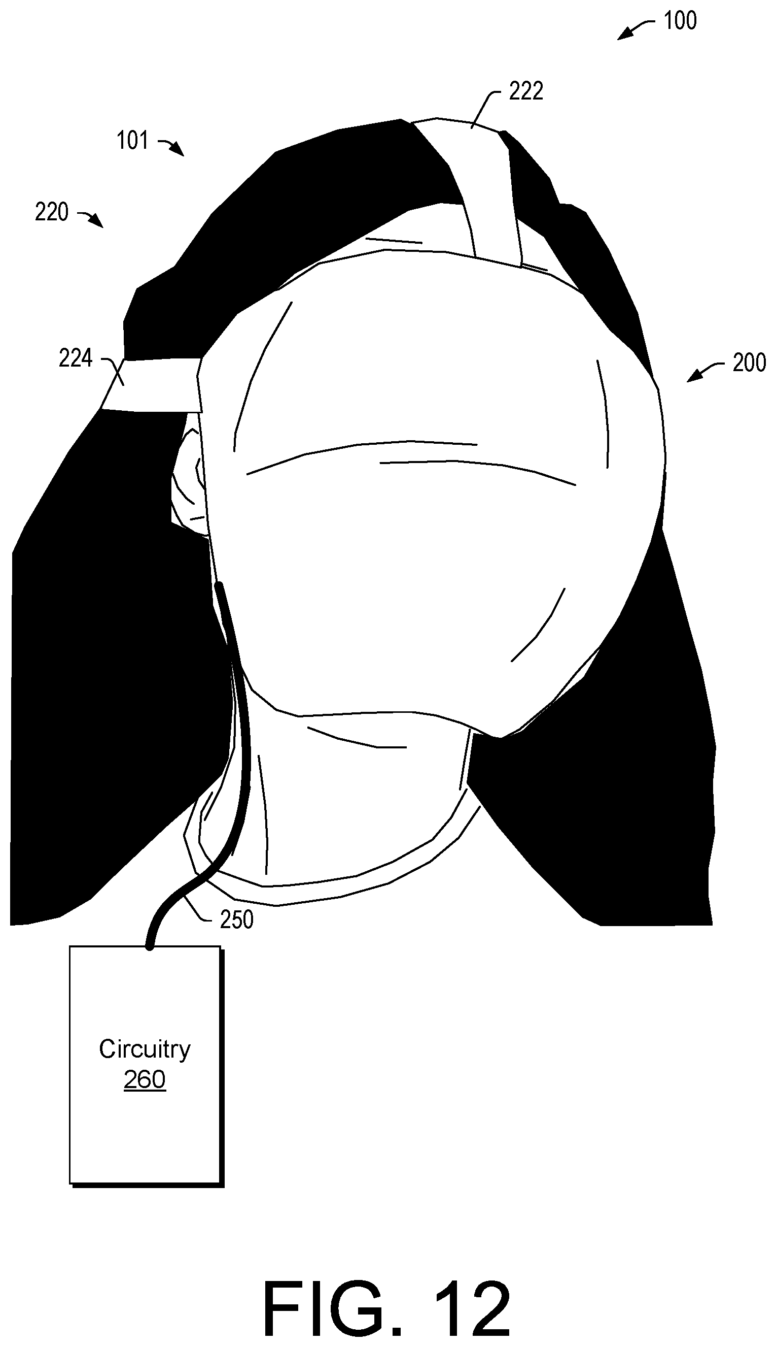 Patent US11818331 Figure 12 – Display headset